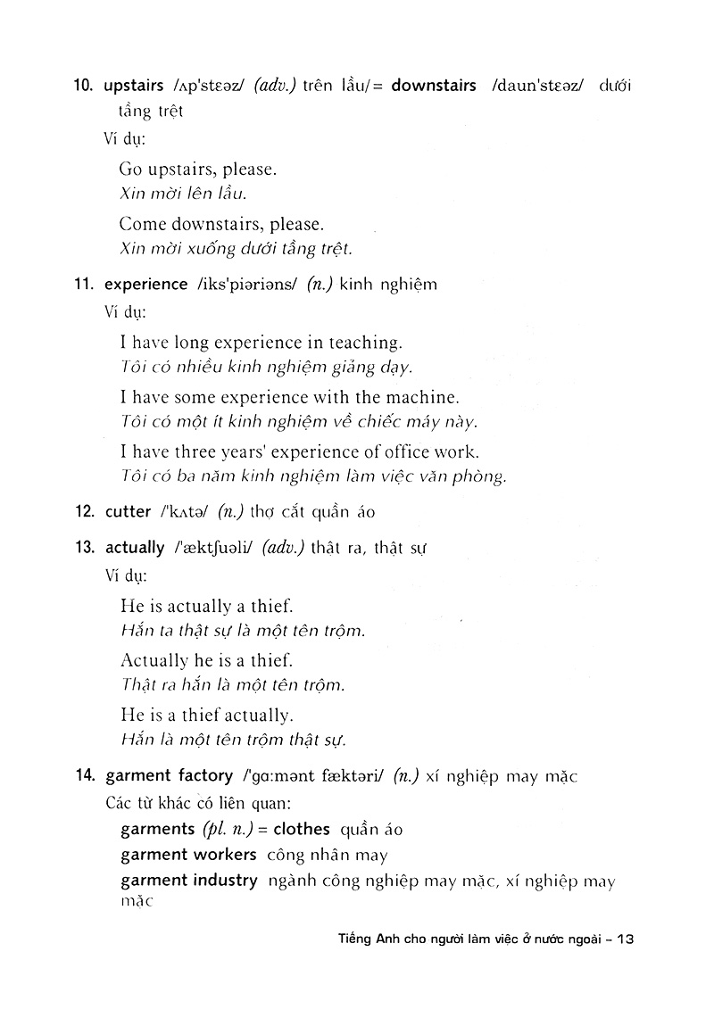 tiếng anh cho người làm việc ở nước ngoài - Ảnh 13