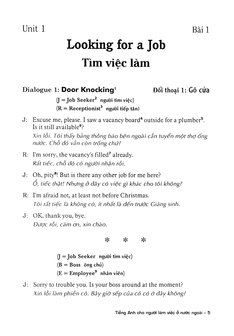 tiếng anh cho người làm việc ở nước ngoài - Ảnh 5