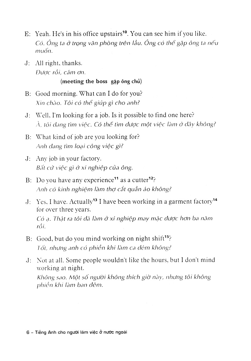 tiếng anh cho người làm việc ở nước ngoài - Ảnh 6