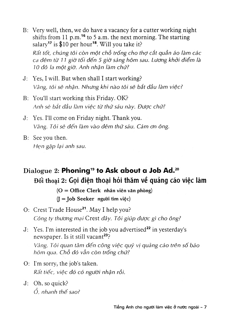 tiếng anh cho người làm việc ở nước ngoài - Ảnh 7