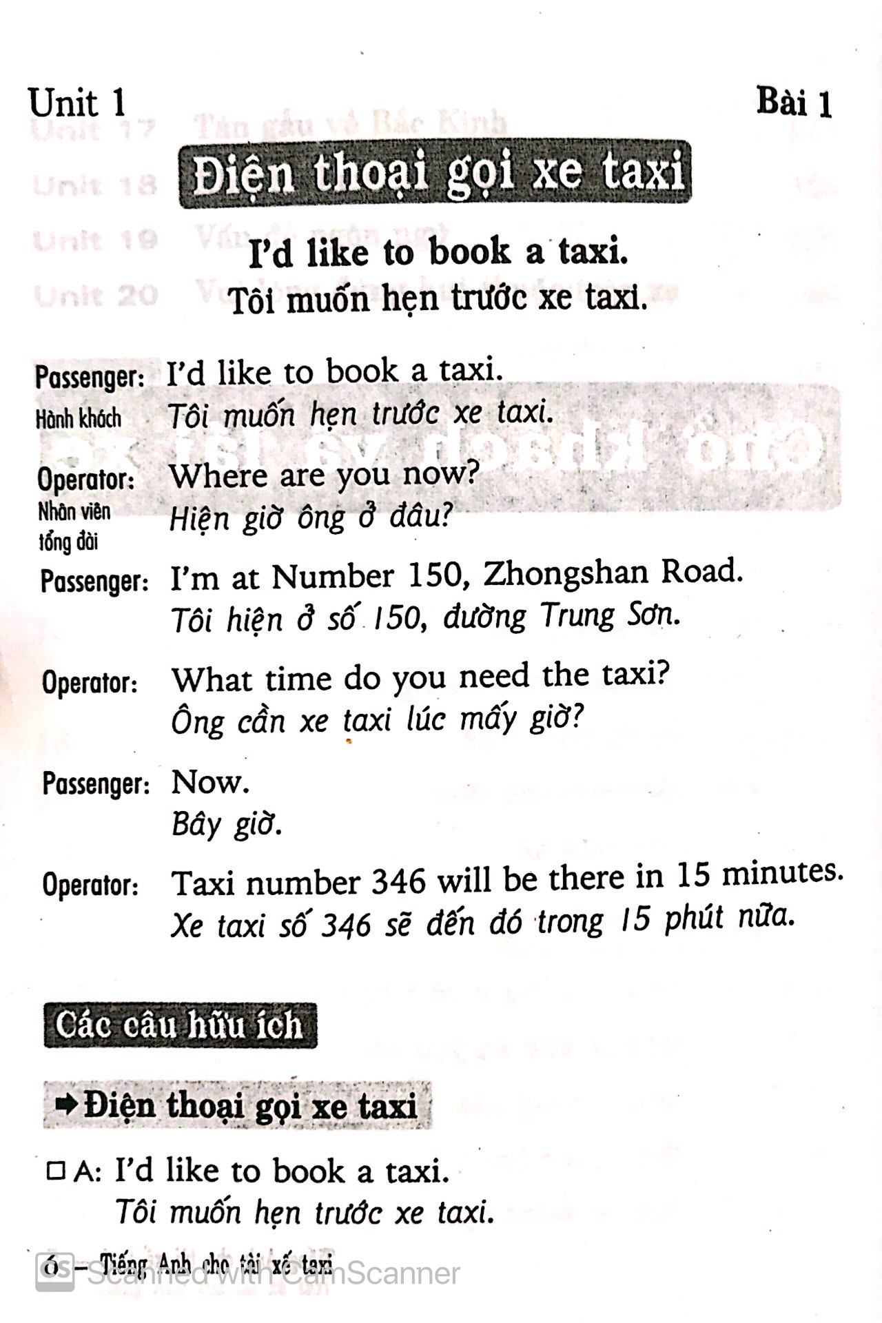 tiếng anh cho tài xế taxi - Ảnh 5