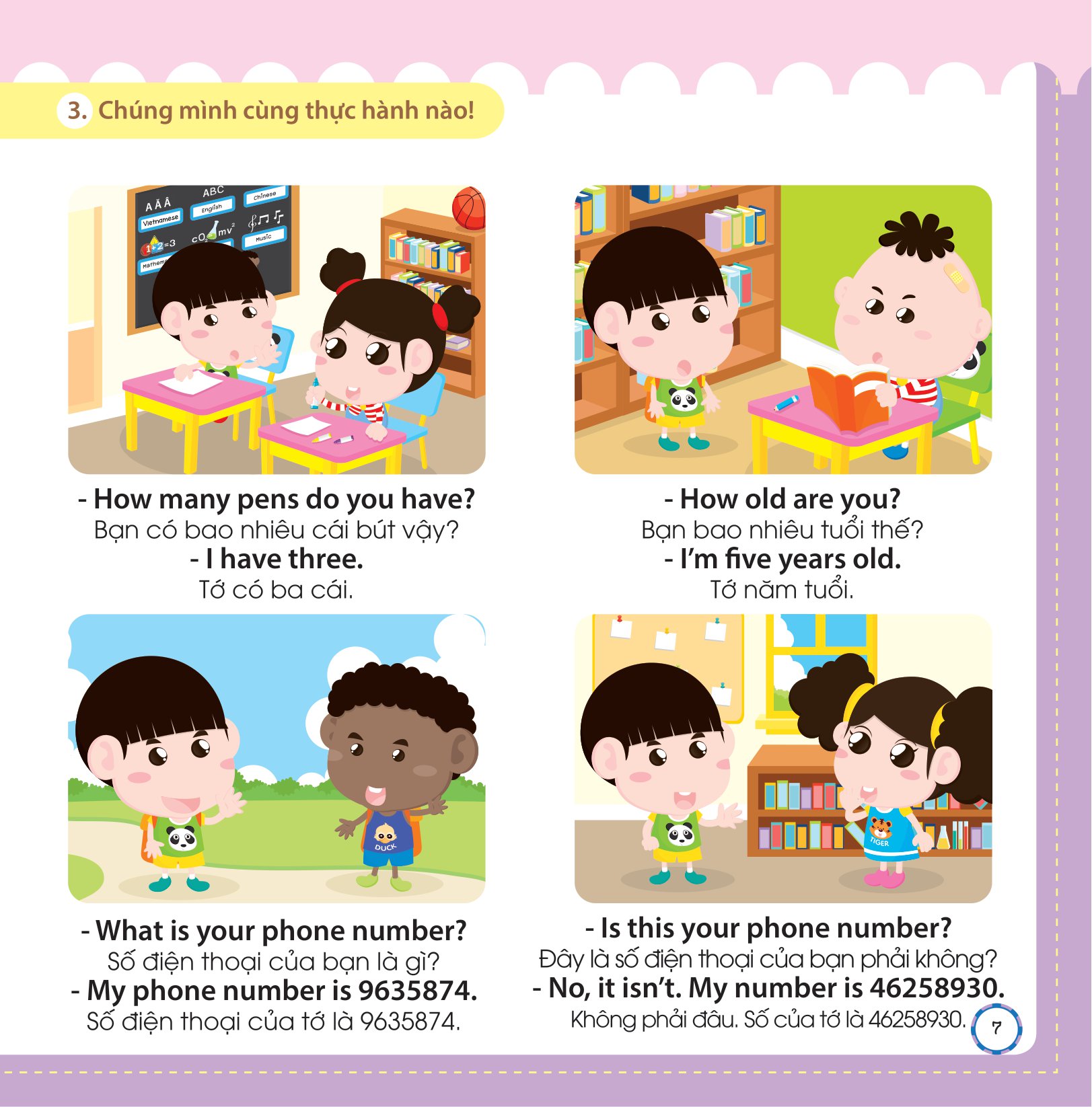 tiếng anh cơ bản cho trẻ em - các mẫu câu giao tiếp - what time is it? - mấy giờ rồi nhỉ? - Ảnh 8