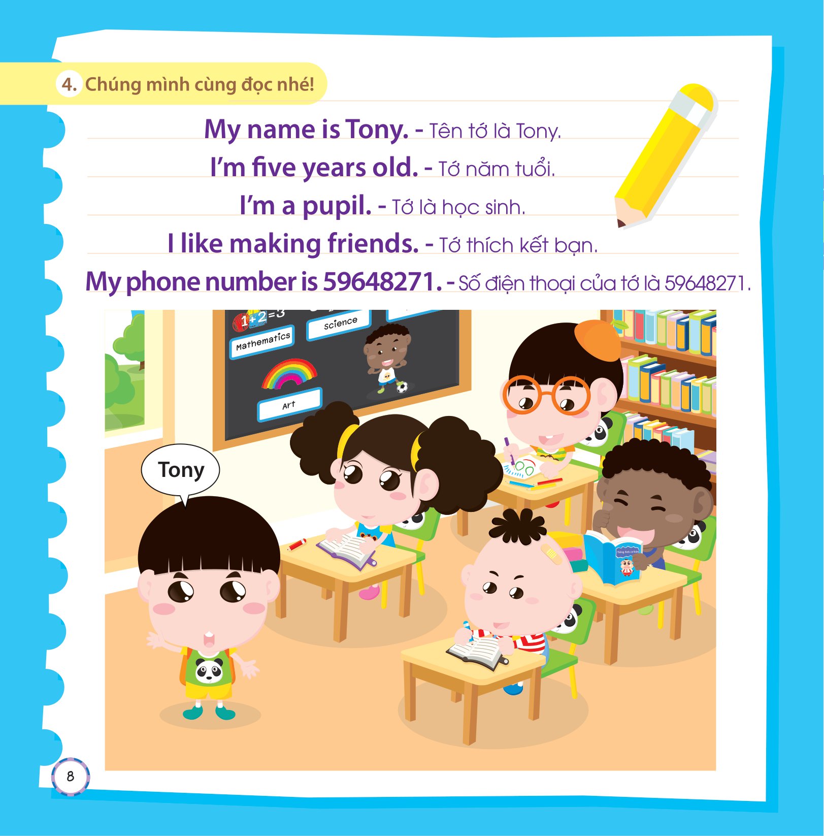 tiếng anh cơ bản cho trẻ em - các mẫu câu giao tiếp - what time is it? - mấy giờ rồi nhỉ? - Ảnh 9