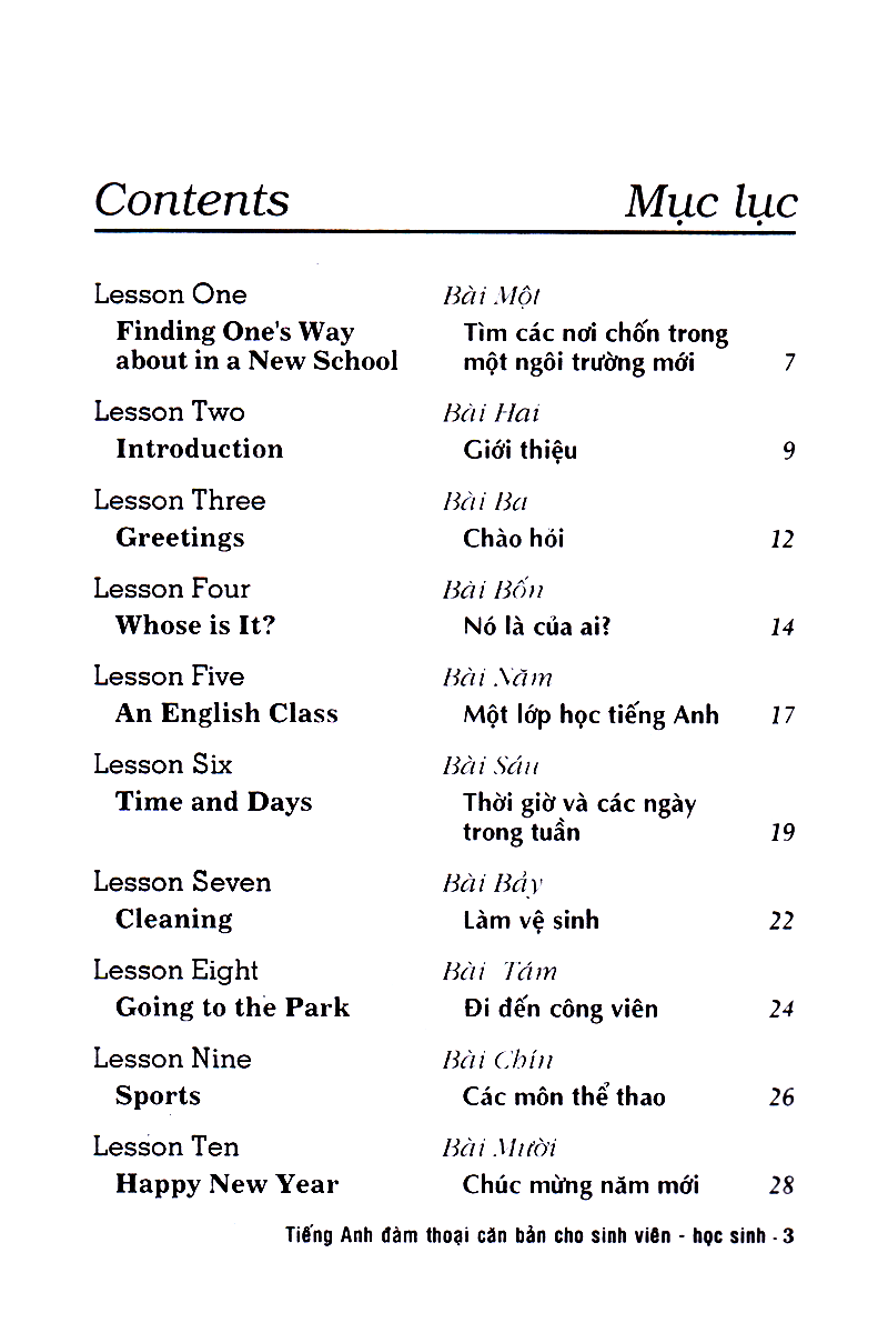 tiếng anh đàm thoại căn bản cho sinh viên học sinh - Ảnh 2