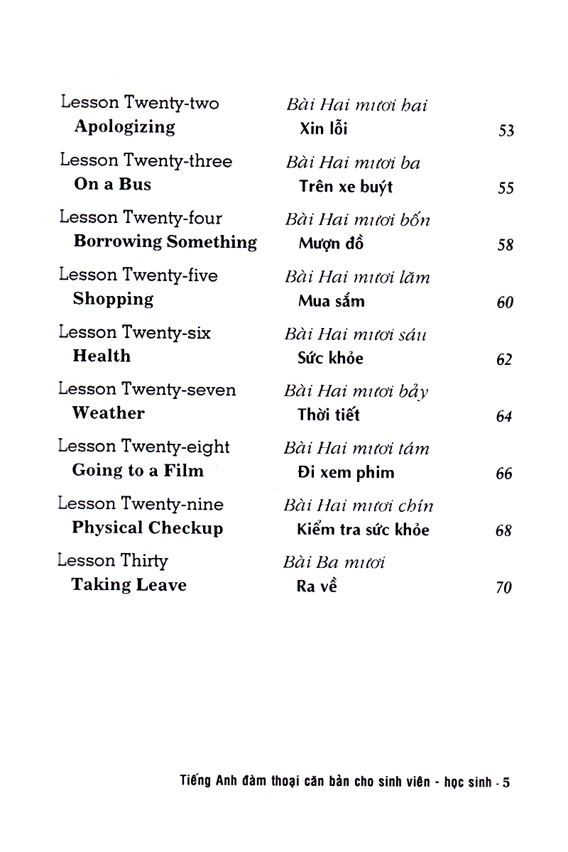 tiếng anh đàm thoại căn bản cho sinh viên học sinh - Ảnh 4