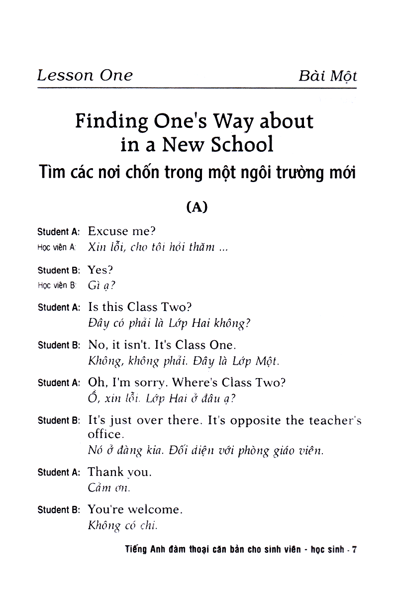 tiếng anh đàm thoại căn bản cho sinh viên học sinh - Ảnh 5