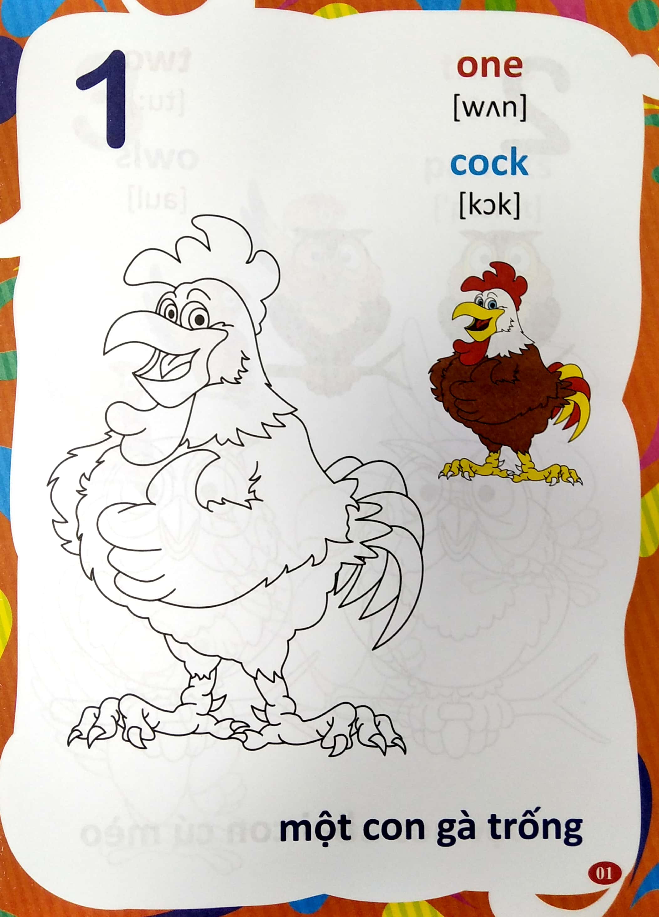 tiếng anh đầu tiên của bé - chữ số hình dạng (song ngữ anh việt) - Ảnh 3