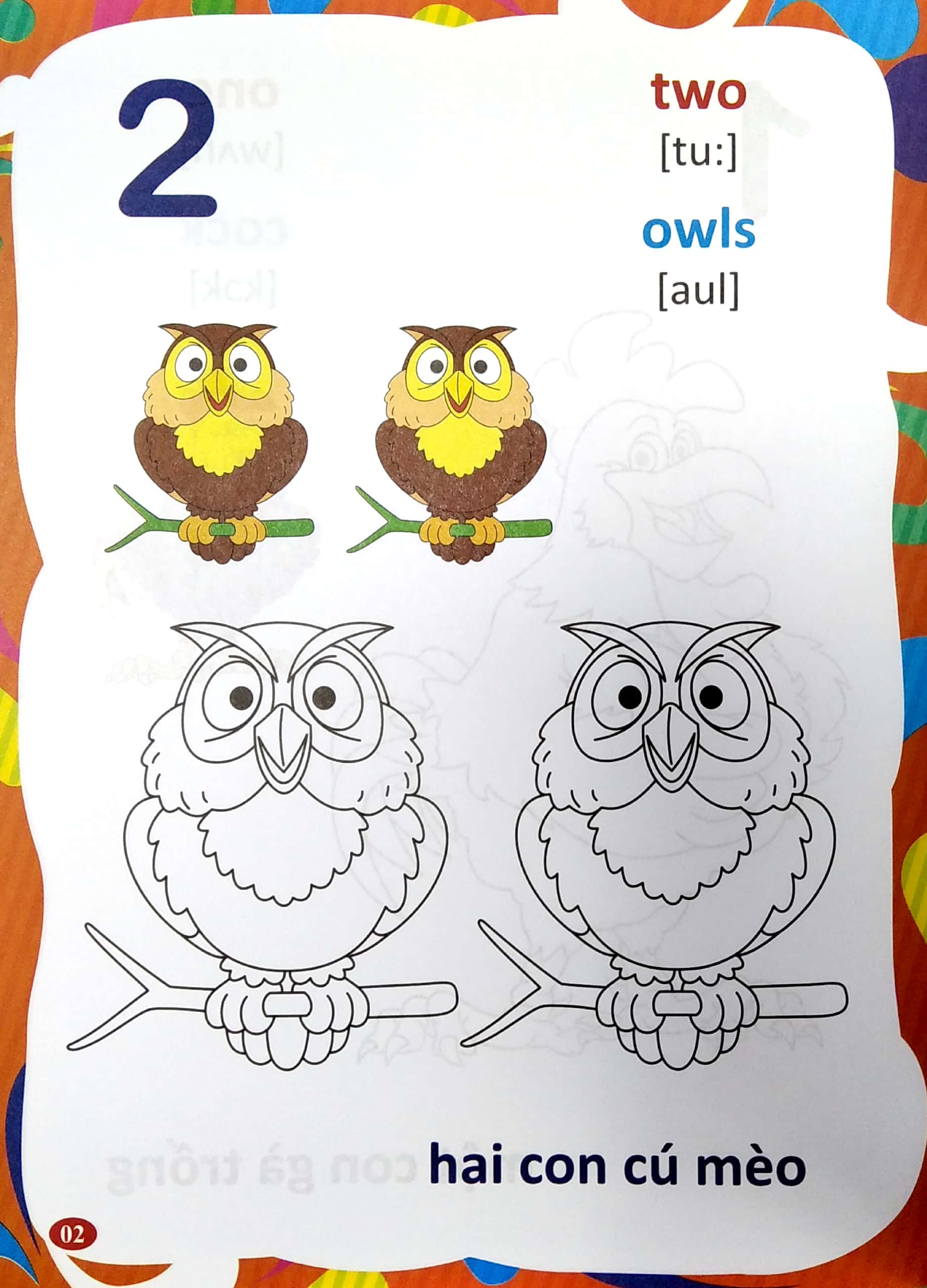 tiếng anh đầu tiên của bé - chữ số hình dạng (song ngữ anh việt) - Ảnh 4