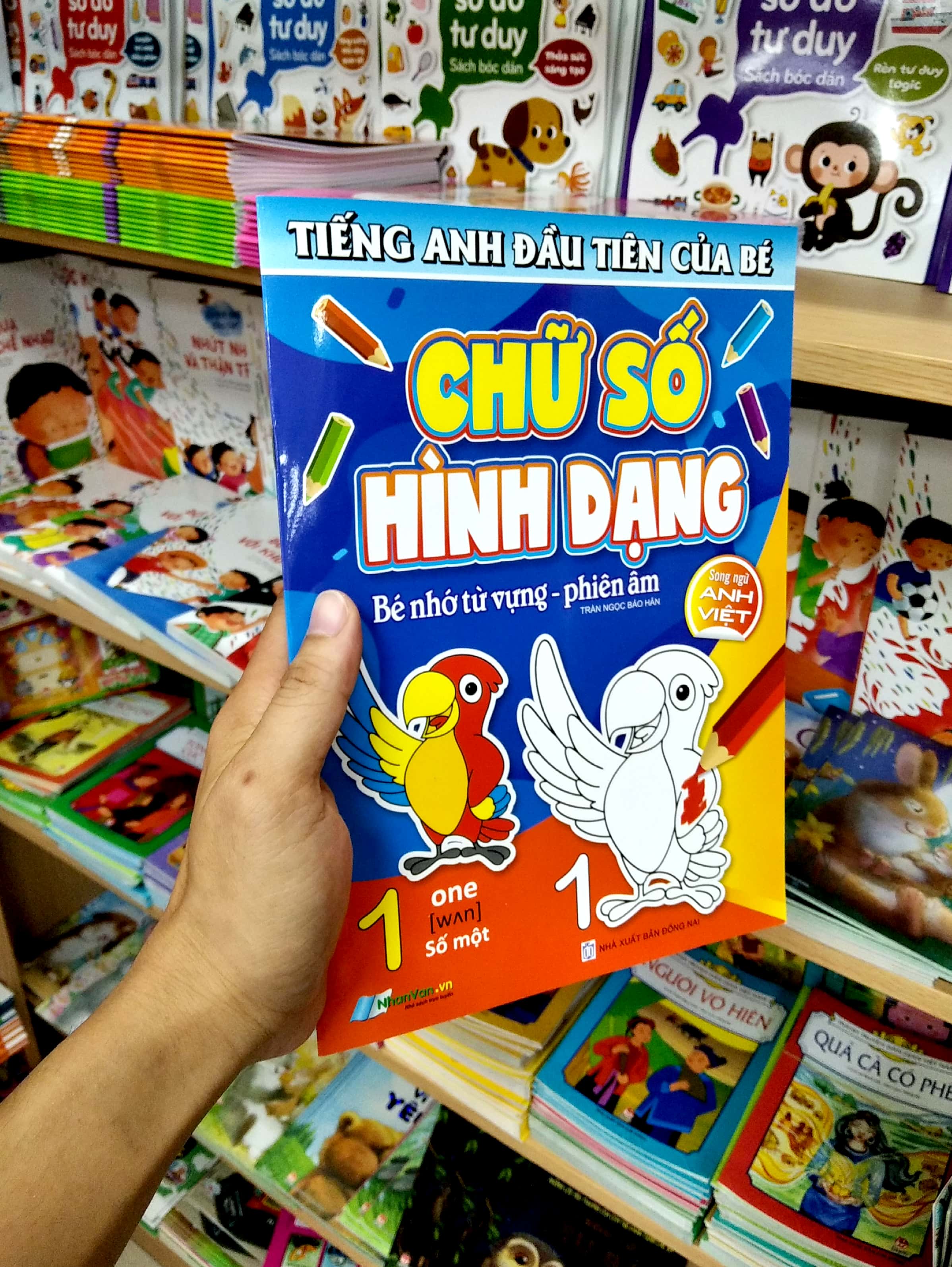 tiếng anh đầu tiên của bé - chữ số hình dạng (song ngữ anh việt) - Ảnh 7