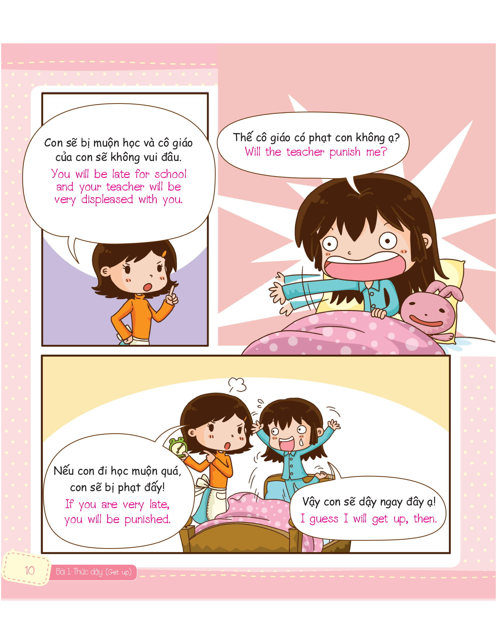 tiếng anh giao tiếp cho trẻ em - daily routines - nếp sinh hoạt hằng ngày - Ảnh 16