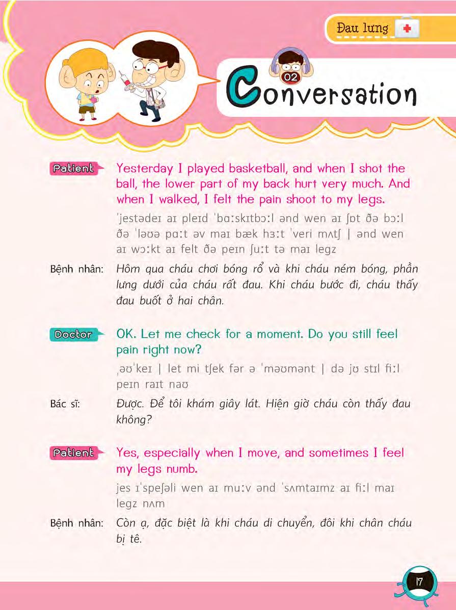 tiếng anh giao tiếp dành cho bác sĩ và bệnh nhân - Ảnh 17