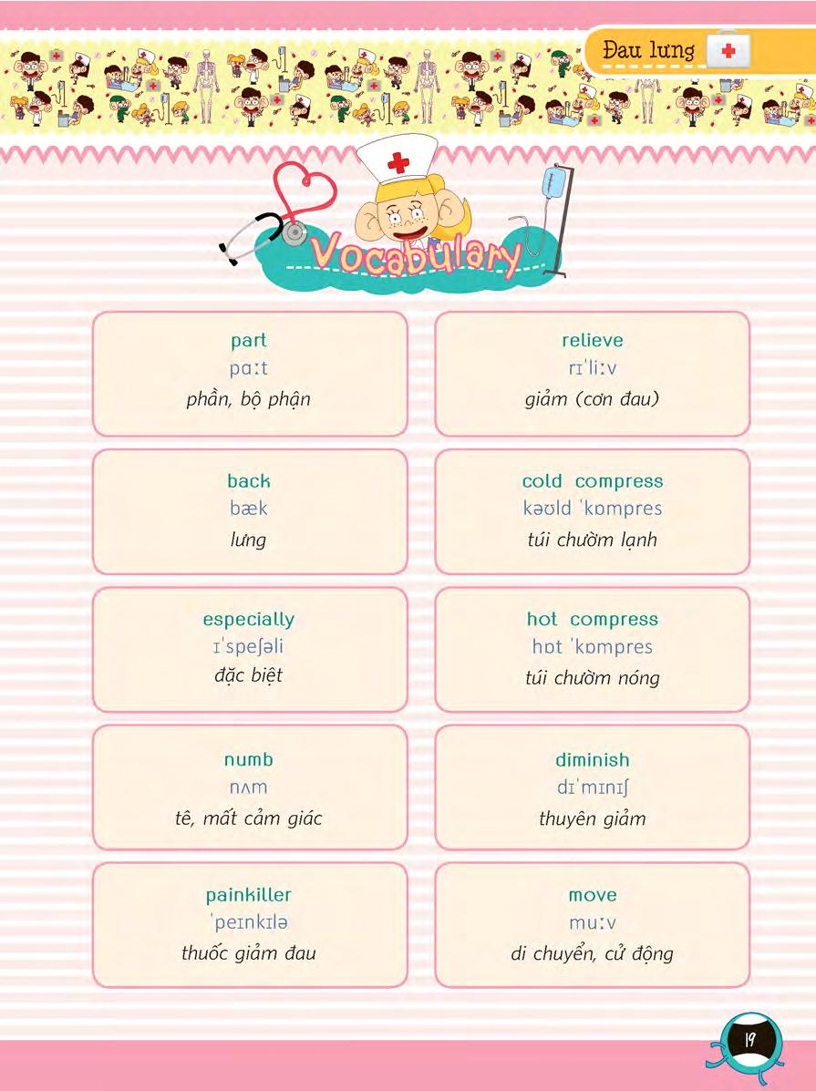 tiếng anh giao tiếp dành cho bác sĩ và bệnh nhân - Ảnh 19