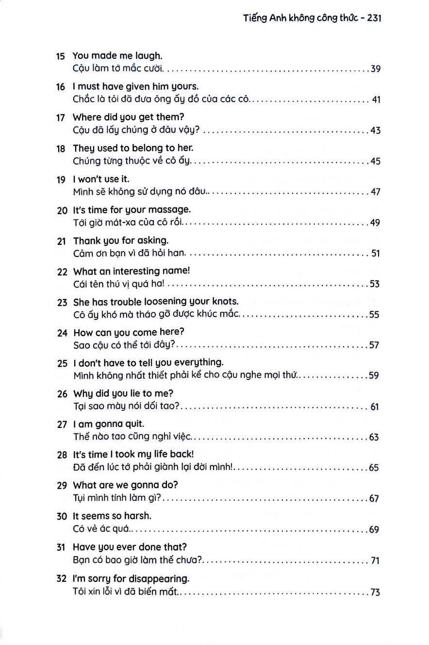 Tiếng Anh Không Công Thức - Nhập Vai Nói Không Sai - Ảnh 16