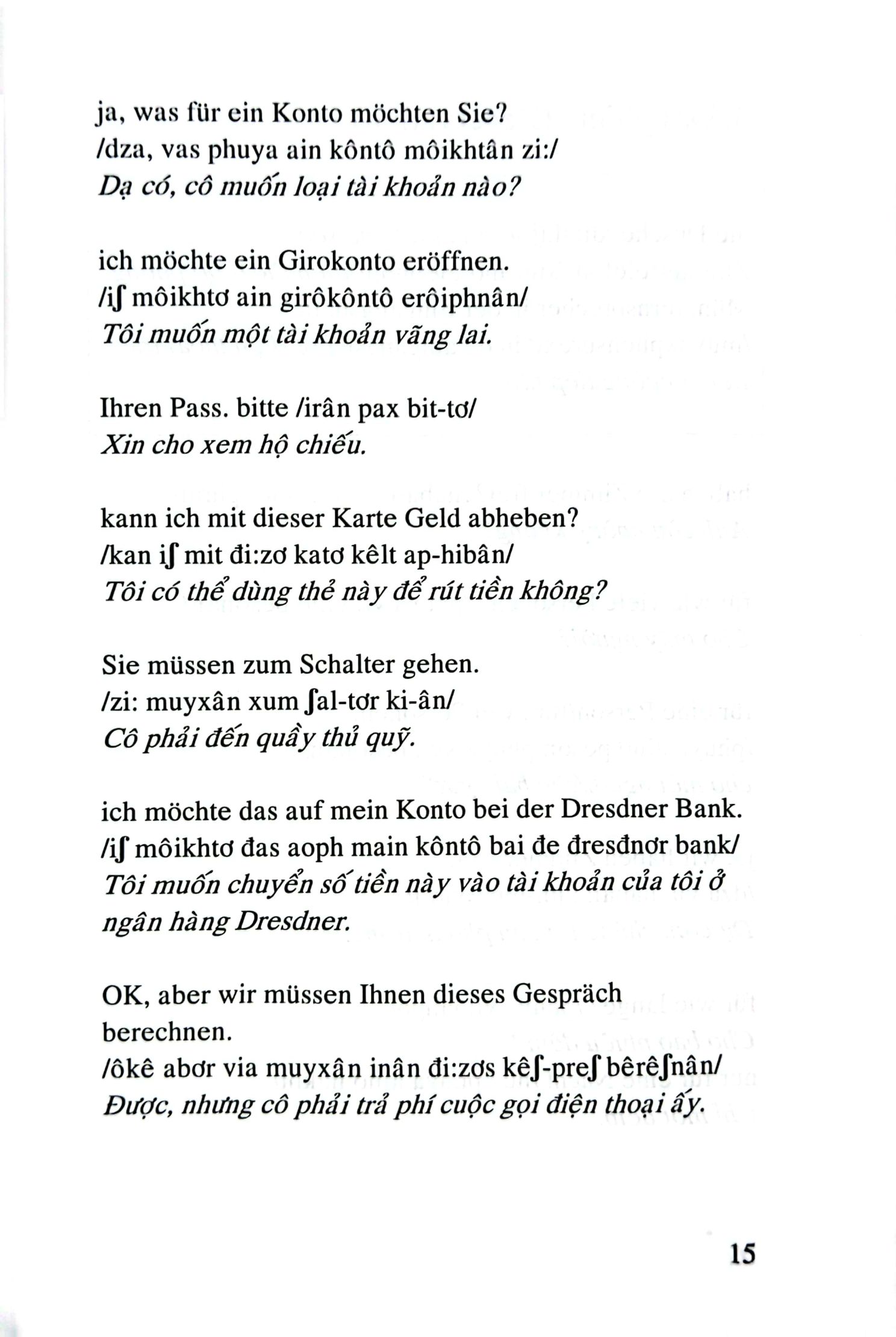tiếng đức cho người mới bắt đầu - các tình huống giao tiếp hằng ngày (tái bản 2024) - Ảnh 12