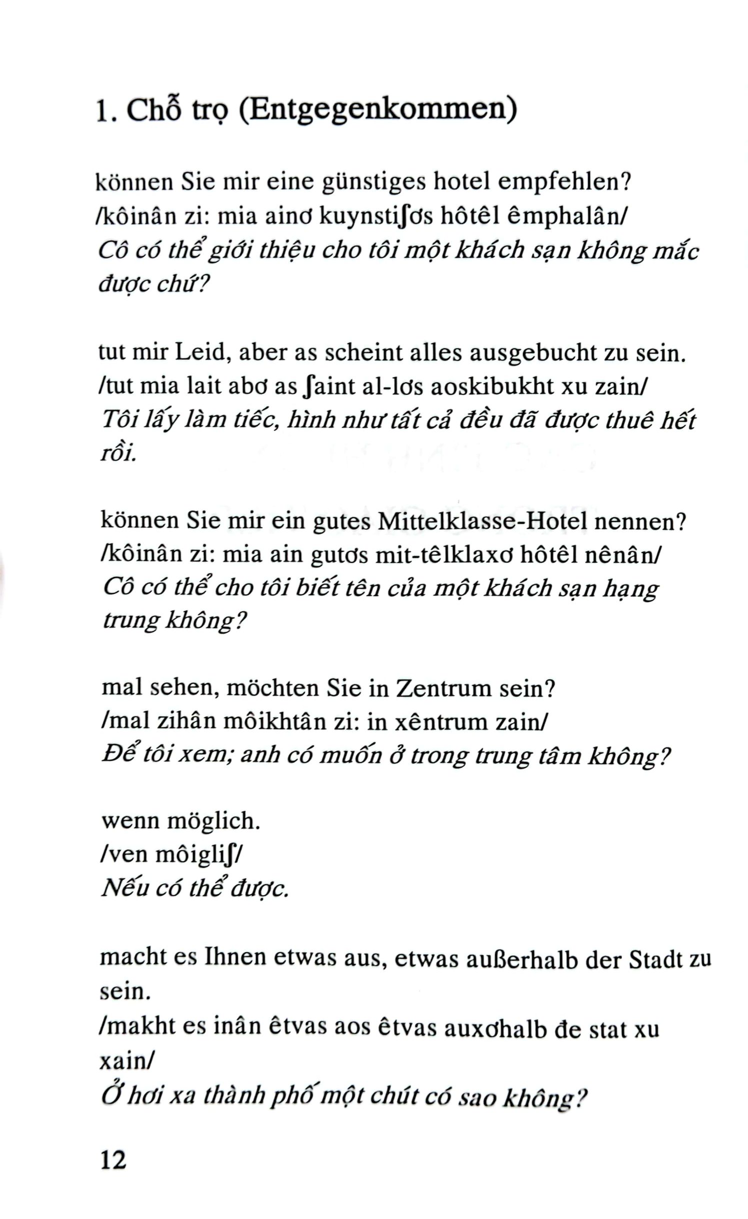 tiếng đức cho người mới bắt đầu - các tình huống giao tiếp hằng ngày (tái bản 2024) - Ảnh 9