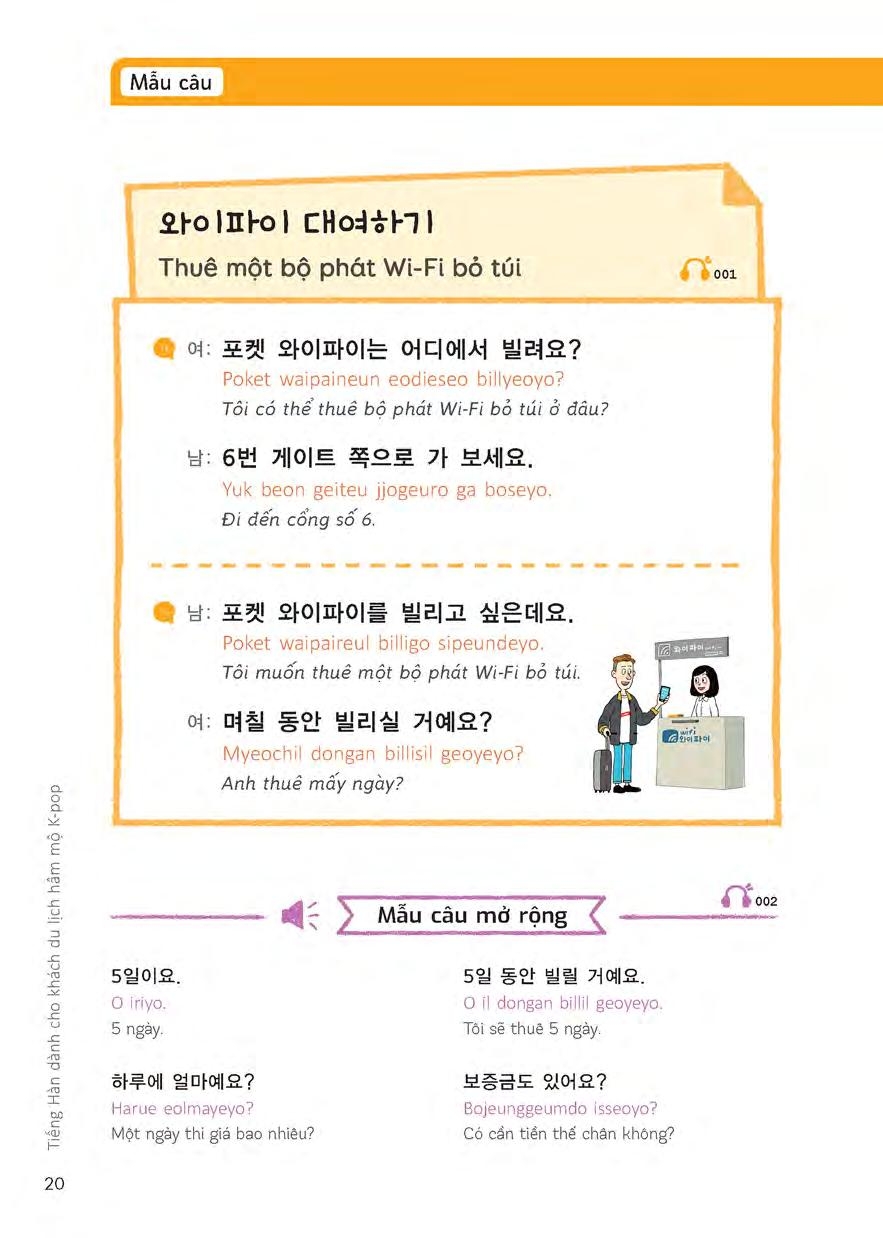 tiếng hàn dành cho khách du lịch hâm mộ k-pop (kèm cd) - Ảnh 19