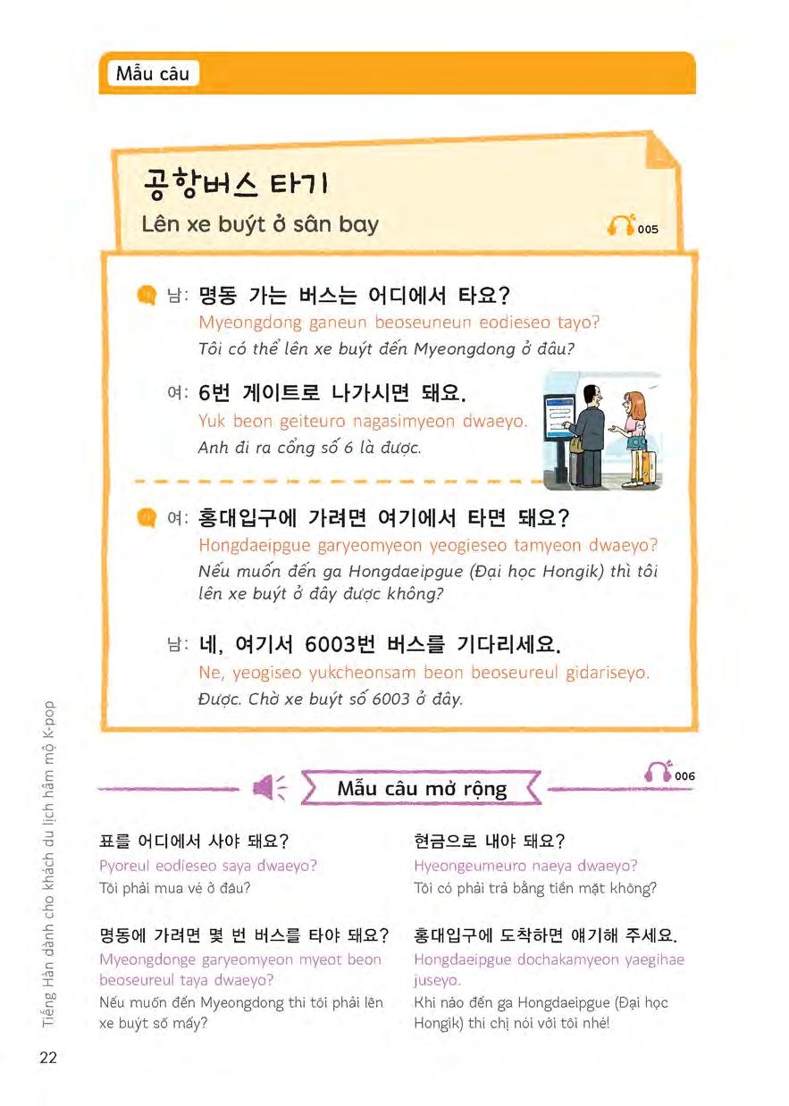 tiếng hàn dành cho khách du lịch hâm mộ k-pop (kèm cd) - Ảnh 21