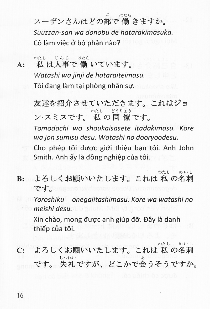 tiếng nhật xã giao hàng ngày (kèm cd) - Ảnh 14