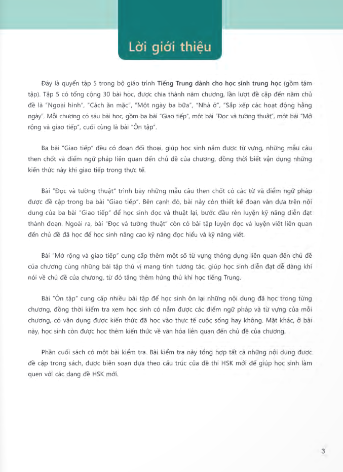 tiếng trung dành cho học sinh trung học - tập 5 - Ảnh 3