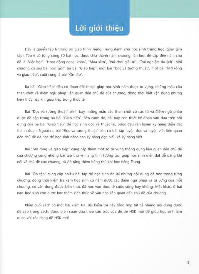 tiếng trung dành cho học sinh trung học - tập 6 - Ảnh 3