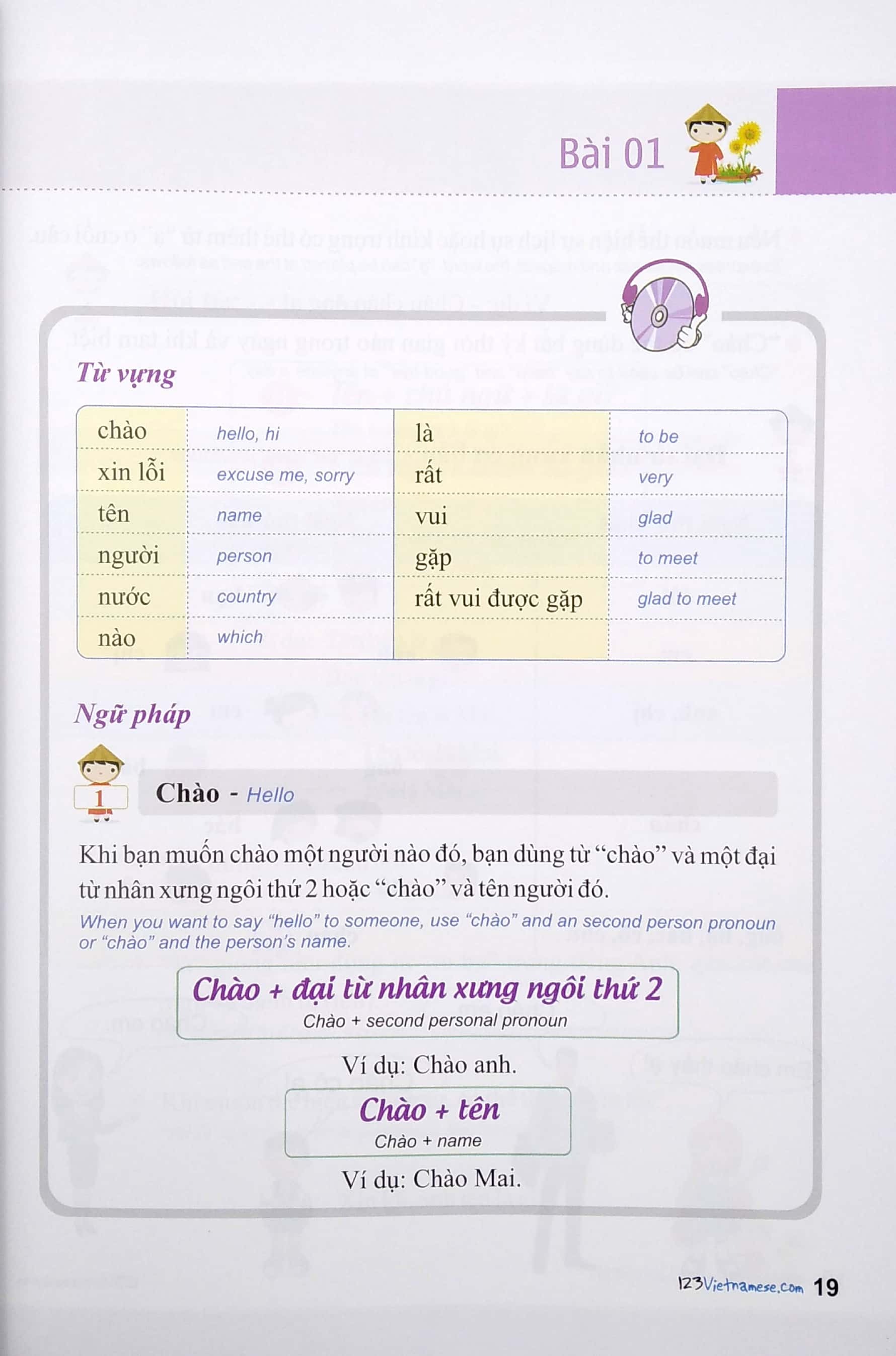 tiếng việt 123 - tiếng việt cho người nước ngoài - vietnamese for beginners - student book - trình độ a (tái bản 2024) - Ảnh 4