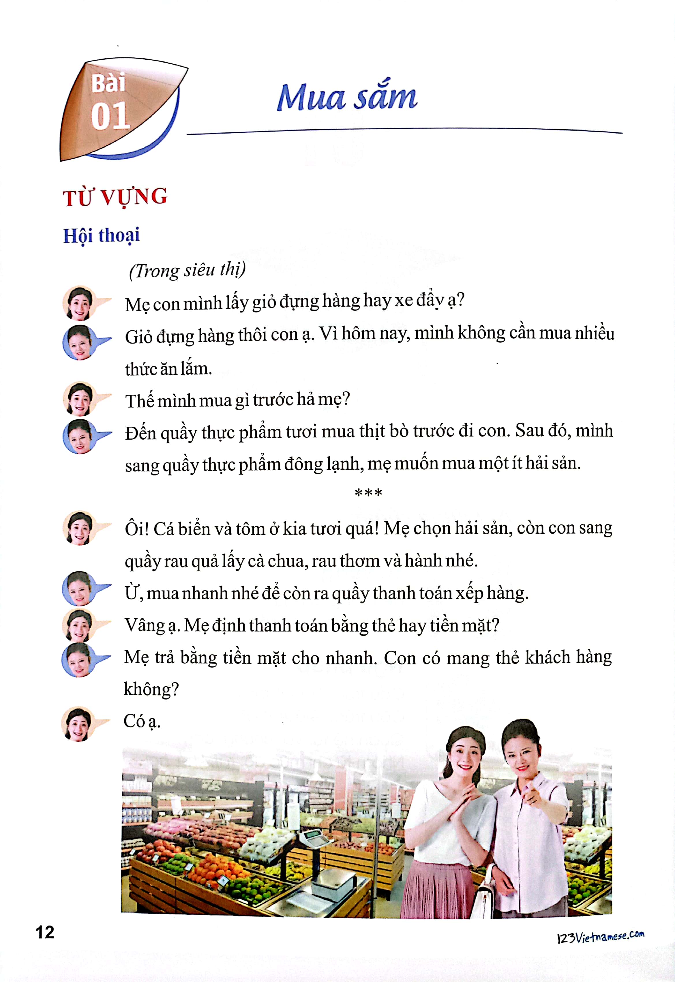 tiếng việt 123 - tiếng việt cho người nước ngoài - vietnamese for beginners - student book - trình độ b1 (tái bản 2024) - Ảnh 7