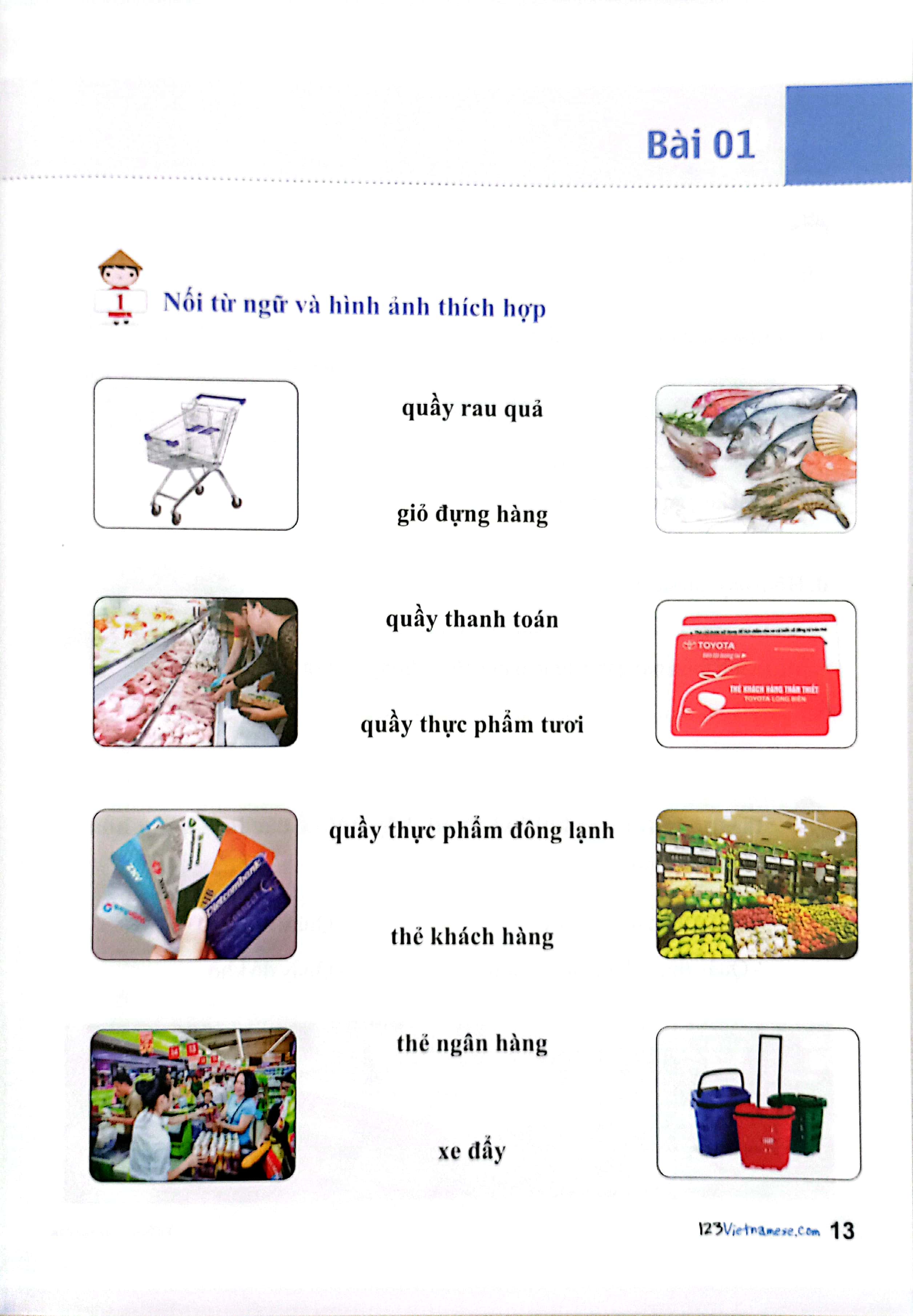 tiếng việt 123 - tiếng việt cho người nước ngoài - vietnamese for beginners - student book - trình độ b1 (tái bản 2024) - Ảnh 9