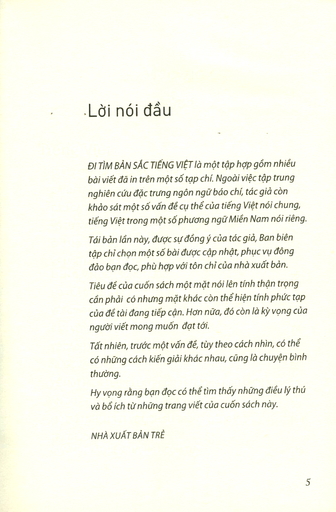 tiếng việt giàu đẹp - đi tìm bản sắc tiếng việt (tái bản 2022) - Ảnh 2