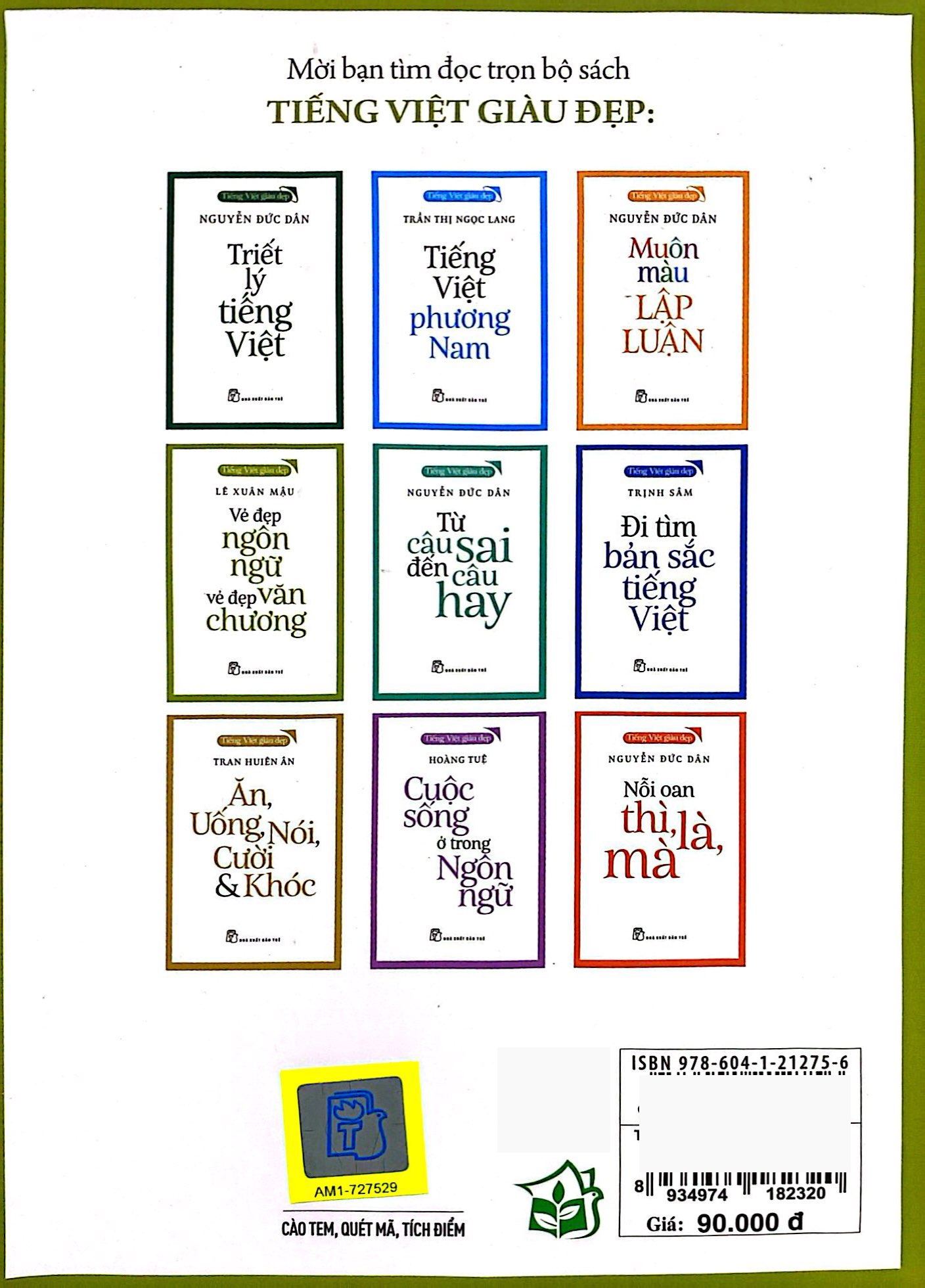 tiếng việt giàu đẹp - vẻ đẹp ngôn ngữ, vẻ đẹp văn chương (tái bản 2022) - Ảnh 8