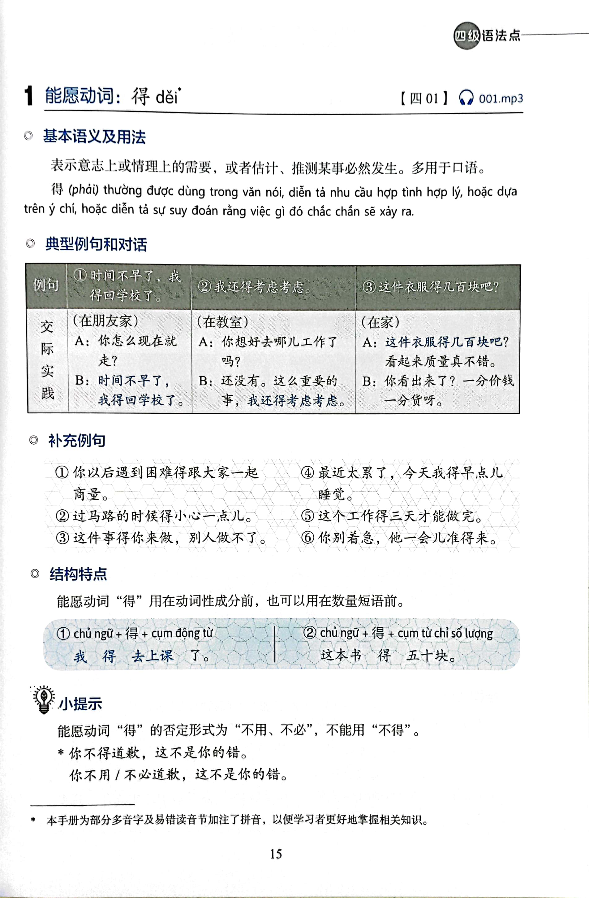 tiêu chuẩn các cấp độ tiếng trung trong giáo dục tiếng trung quốc tế - giáo trình ngữ pháp tiếng trung - trung cấp - Ảnh 4