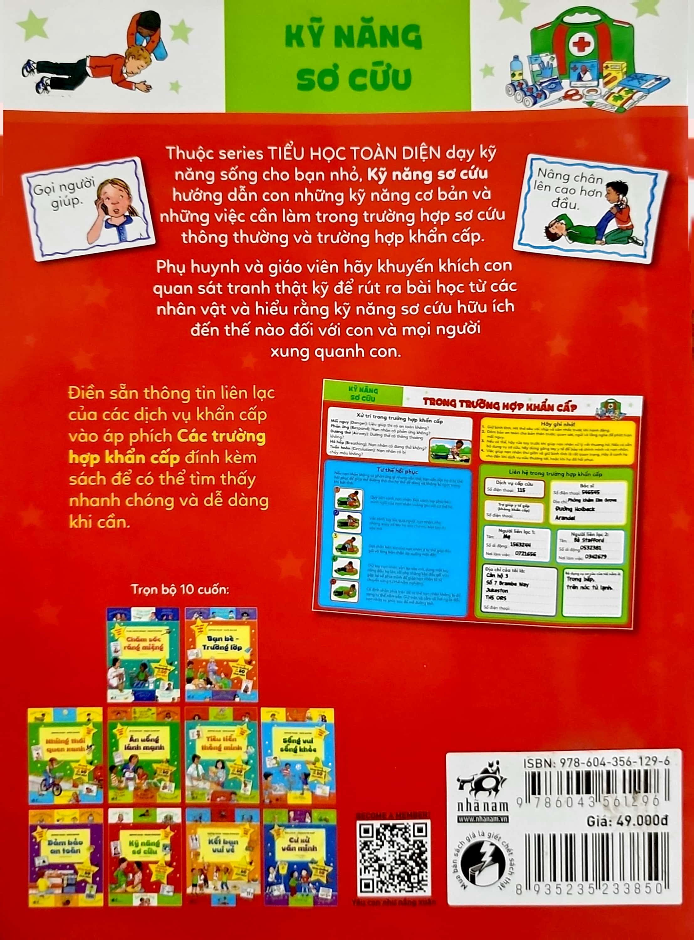 tiểu học toàn diện - kỹ năng sơ cứu - Ảnh 6