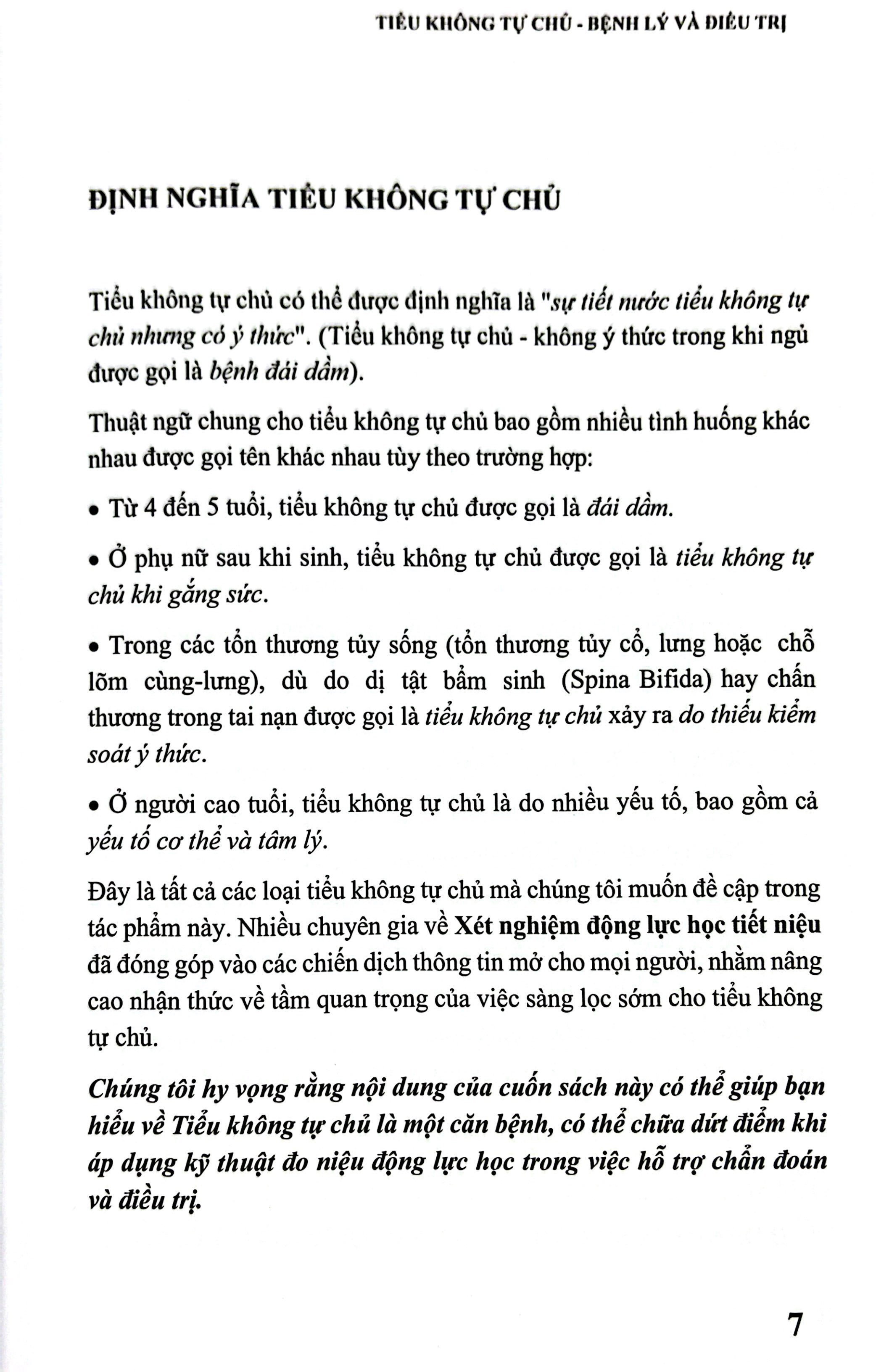 Tiểu Không Tự Chủ - Bệnh Lý Và Điều Trị - Ảnh 4