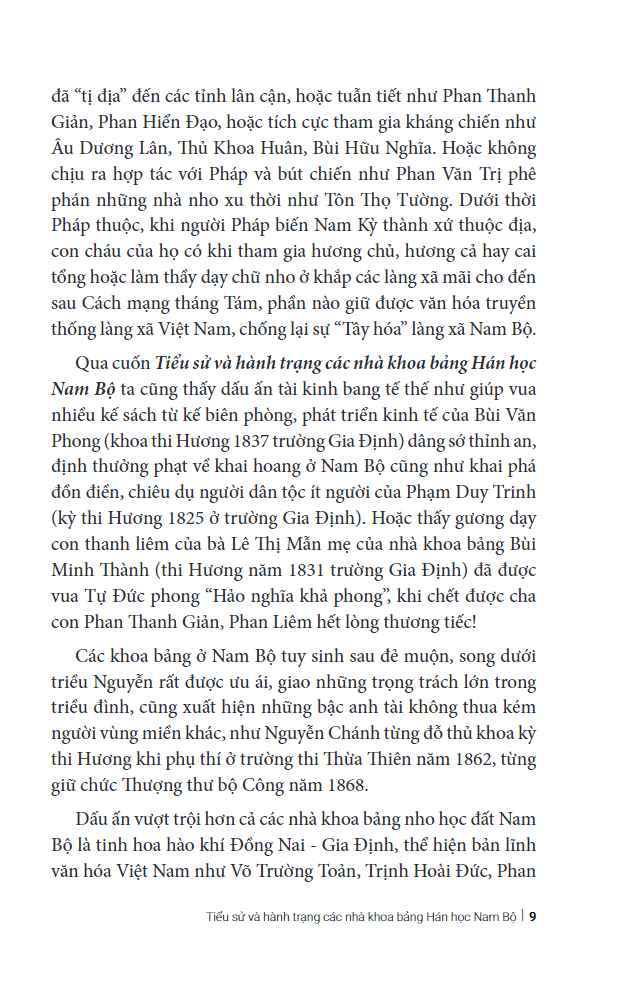 tiểu sử và hành trạng các nhà khoa bảng hán học nam bộ - Ảnh 8
