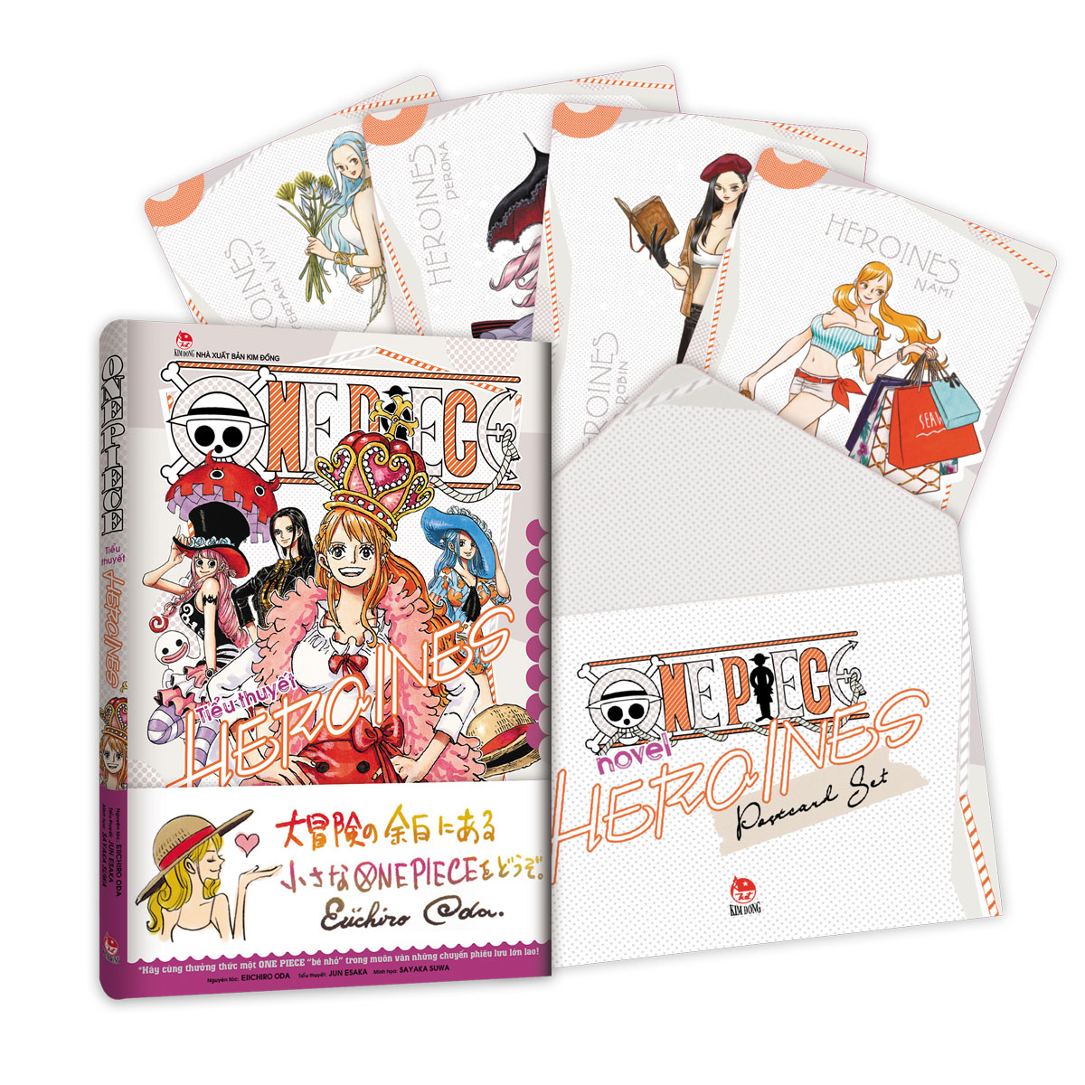 tiểu thuyết one piece - heroines - tặng kèm obi + set postcard - Ảnh 2