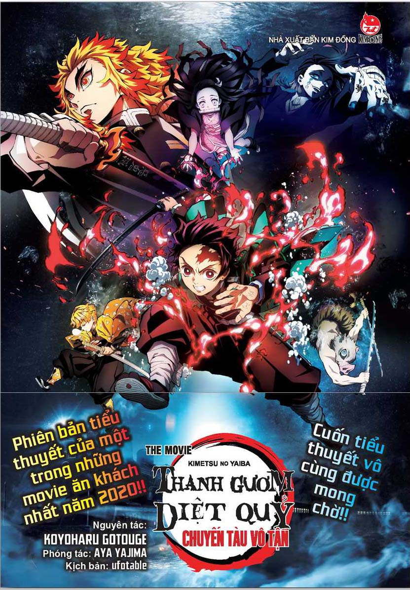 tiểu thuyết thanh gươm diệt quỷ - bản điện ảnh - chuyến tàu vô tận - tặng kèm bookmark pvc reigen - Ảnh 3