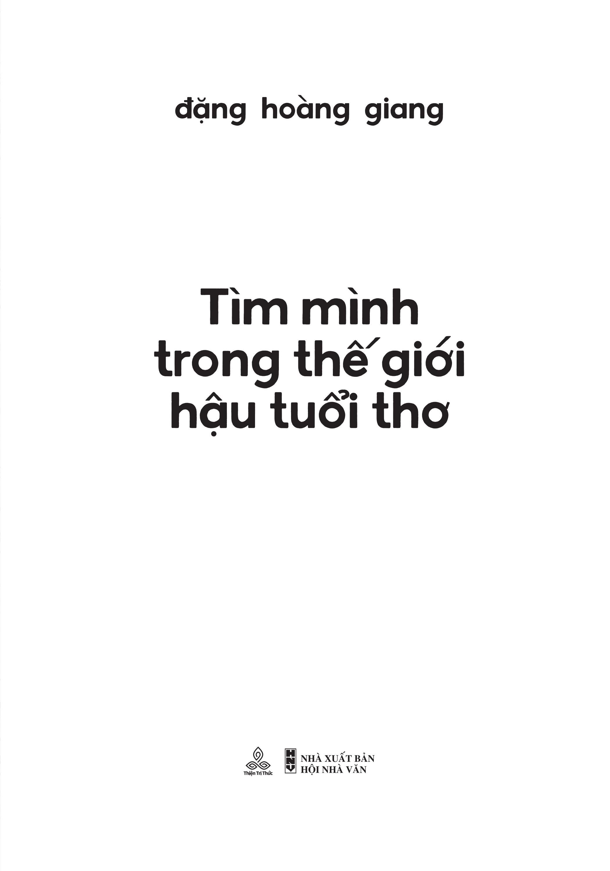 tìm mình trong thế giới hậu tuổi thơ - Ảnh 3