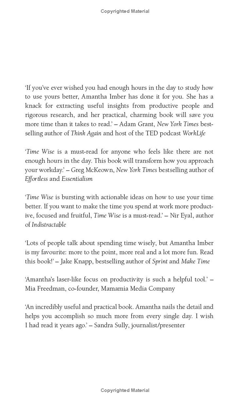 time wise: productivity secrets of the world's most successful people - Ảnh 3