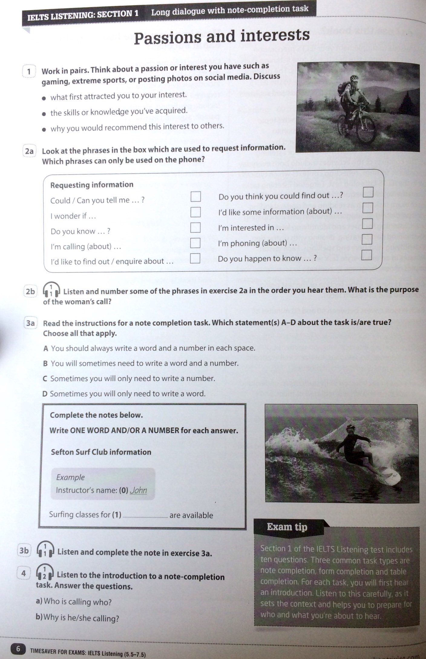 timesaver for exams - ielts listening 5.5 - 7.5 - Ảnh 2