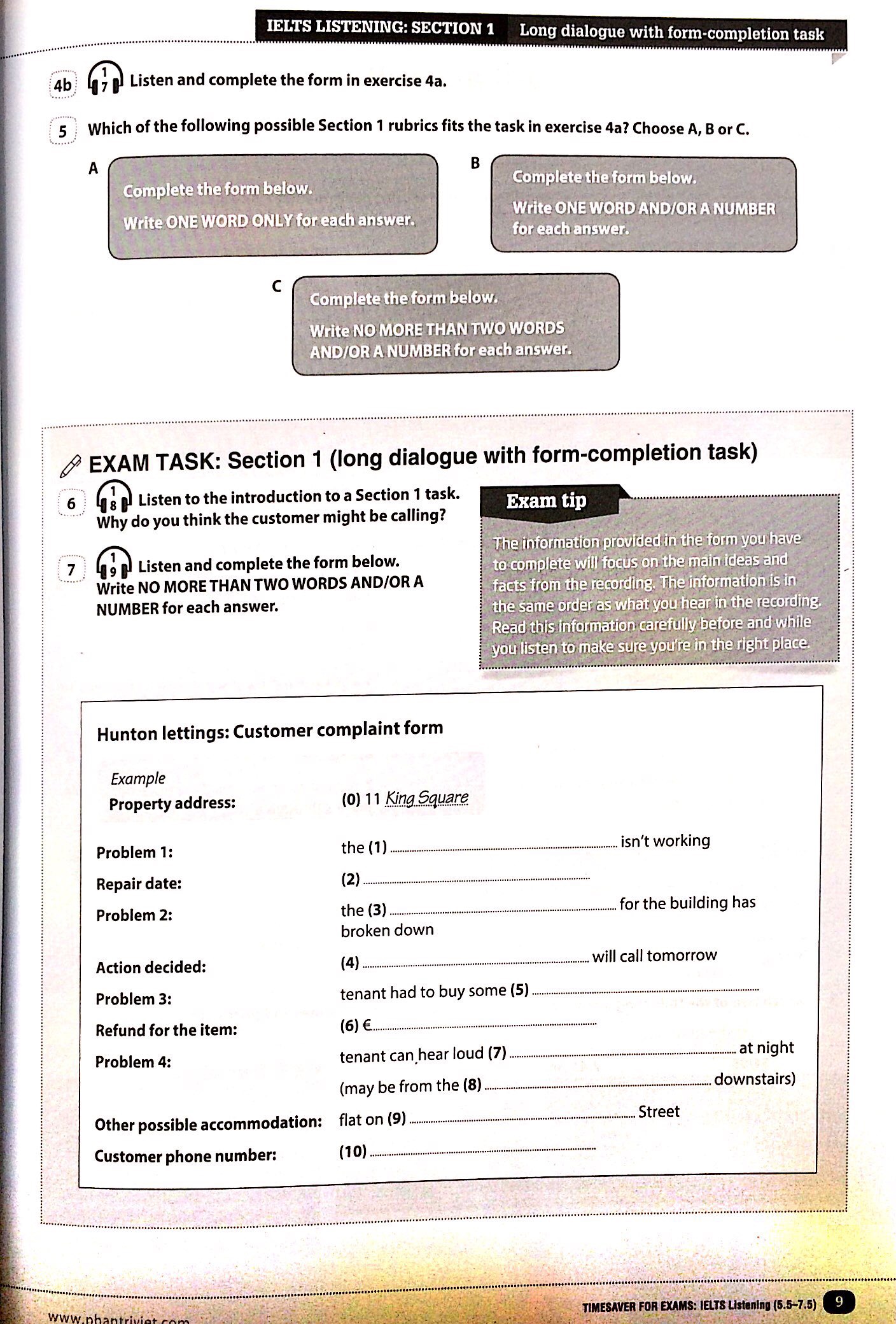 timesaver for exams - ielts listening 5.5 - 7.5 - Ảnh 5