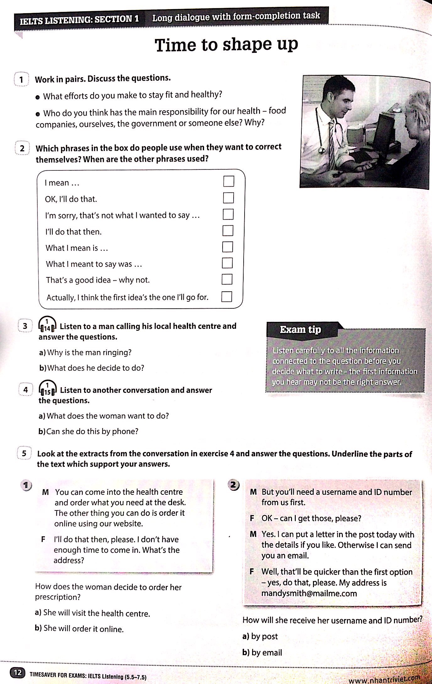 timesaver for exams - ielts listening 5.5 - 7.5 - Ảnh 8