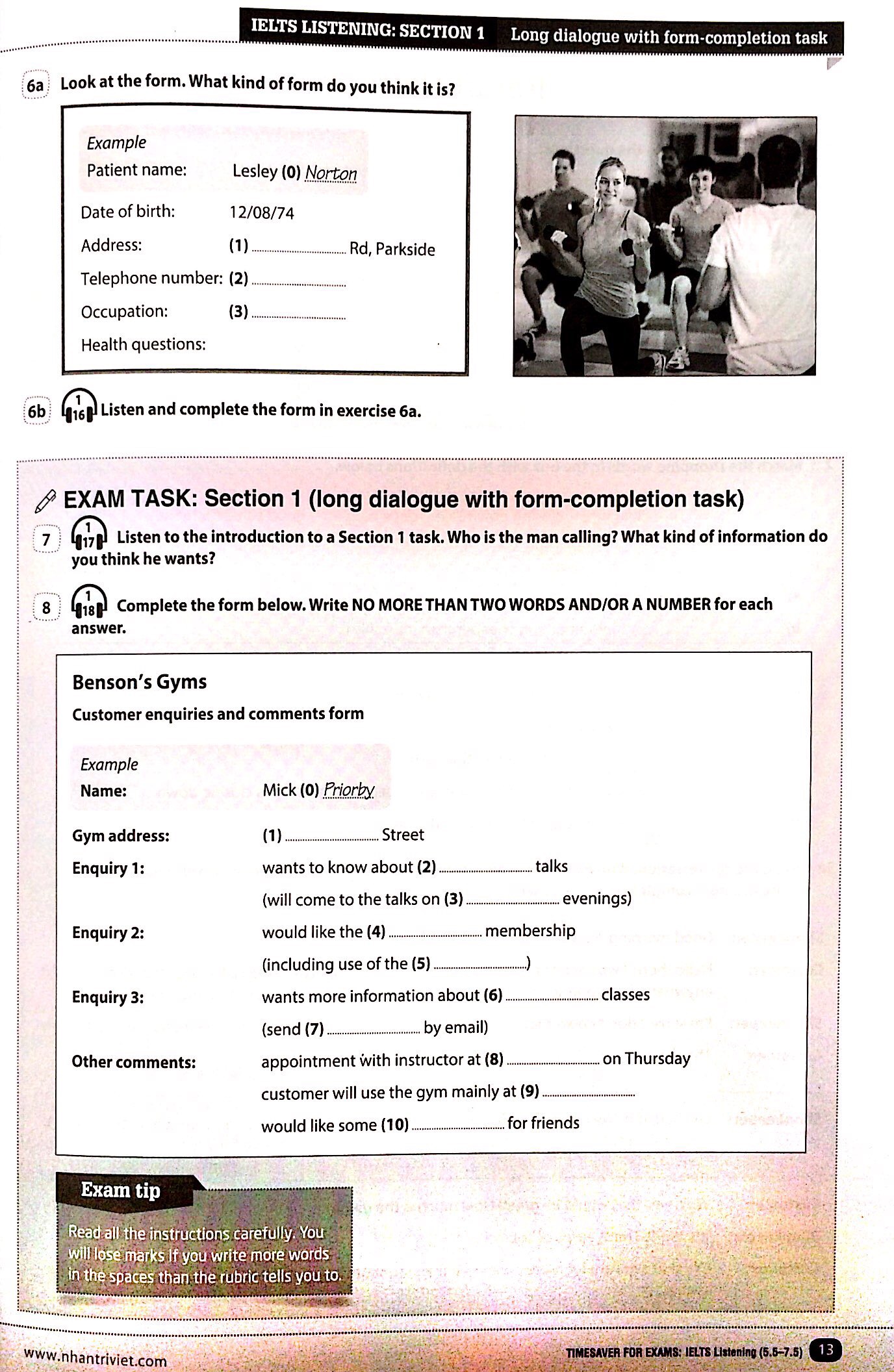 timesaver for exams - ielts listening 5.5 - 7.5 - Ảnh 9