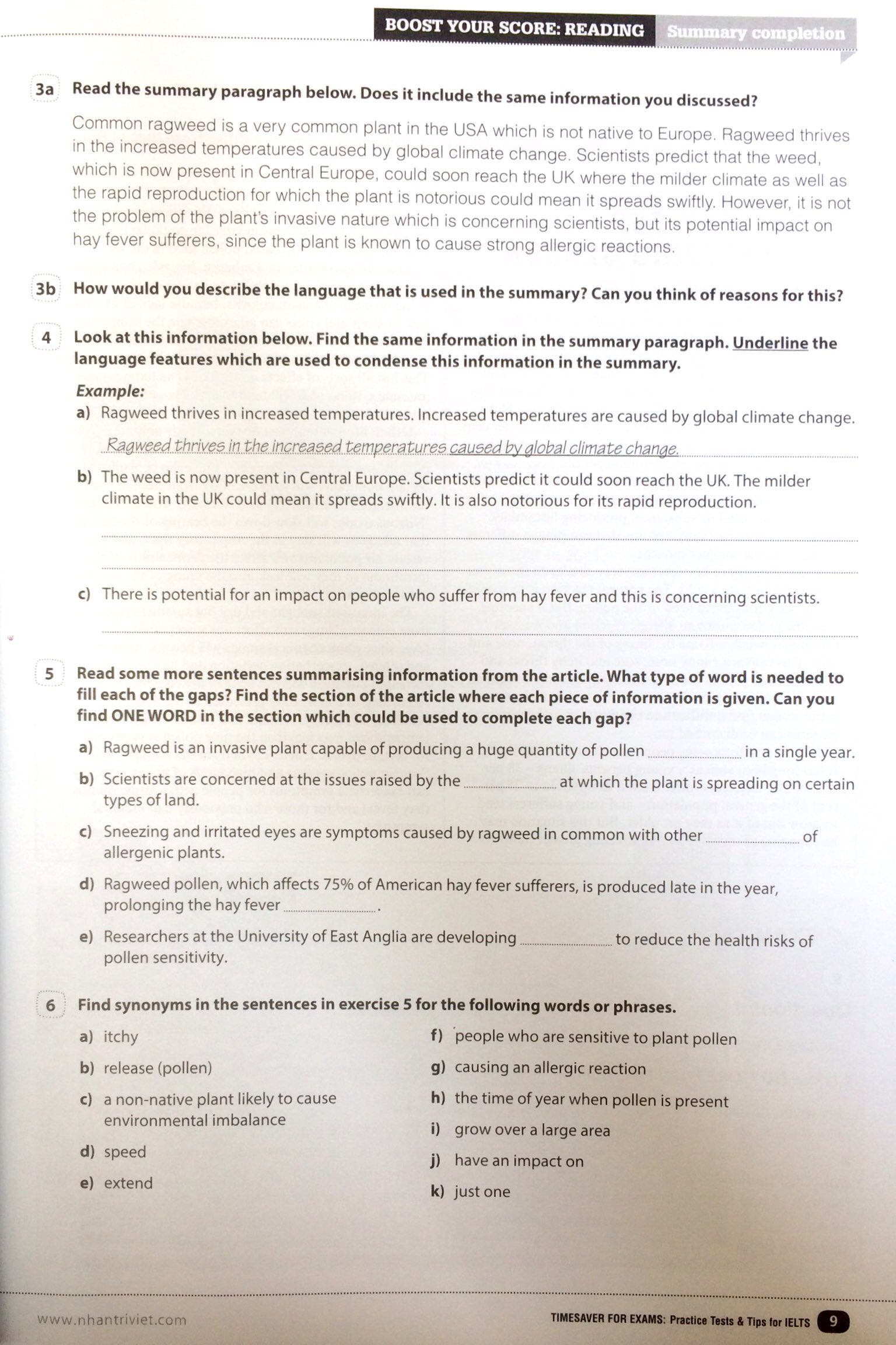 timesaver for exams - ielts practice tests & tips 5.5 - 7.5 - Ảnh 5