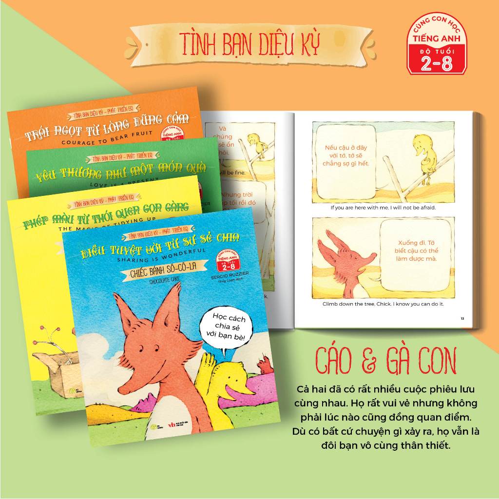 tình bạn diệu kỳ - phát triển eq - điều tuyệt vời từ sự sẻ chia - chiếc bánh sô-cô-la - Ảnh 4