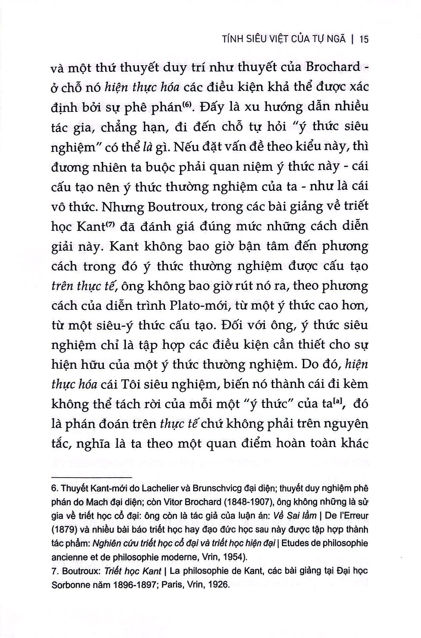 tính siêu việt của tự ngã - phác thảo một mô tả hiện tượng học - Ảnh 4