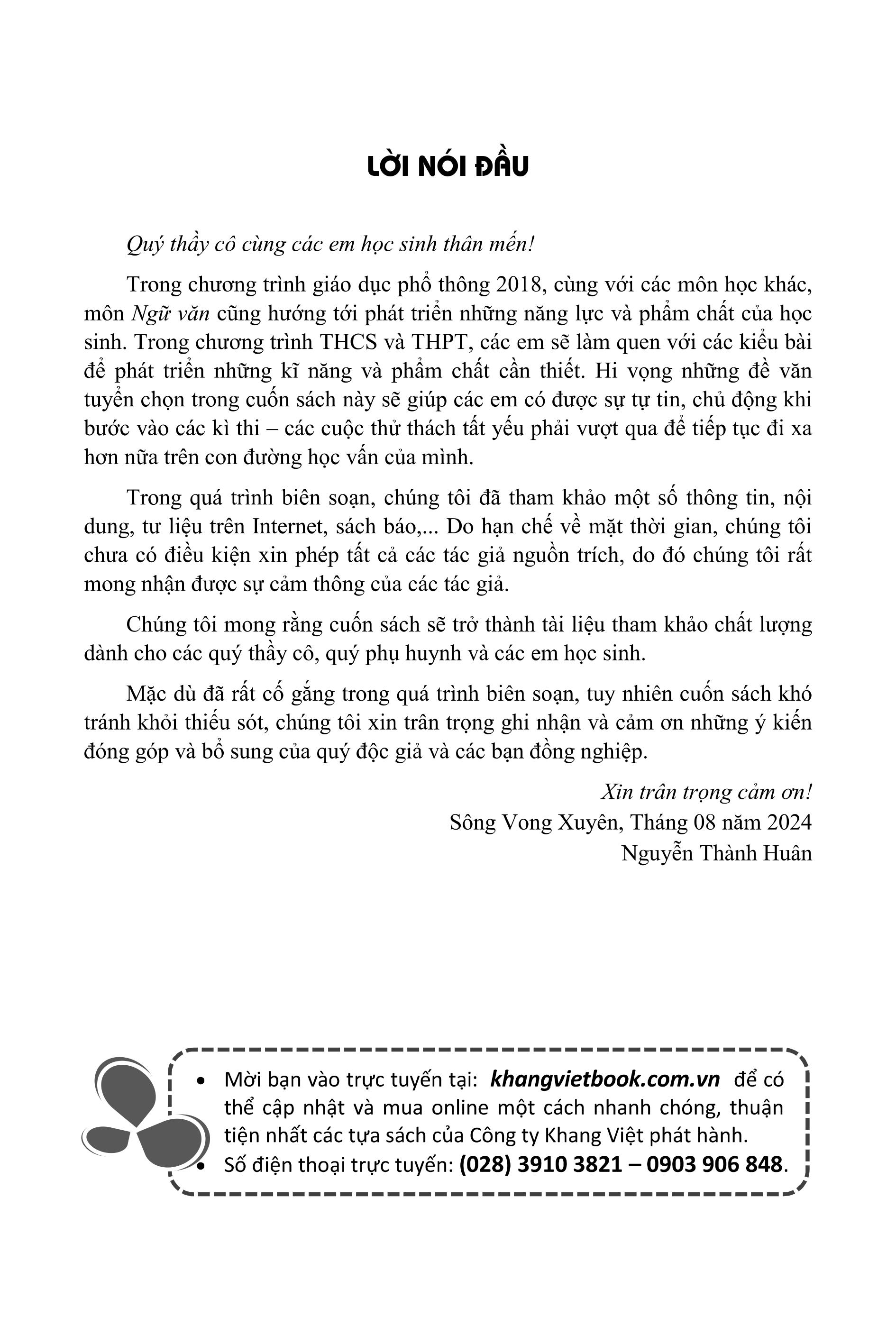 tinh tuyển những bài luận theo hướng mở - quyển 1 - Ảnh 3