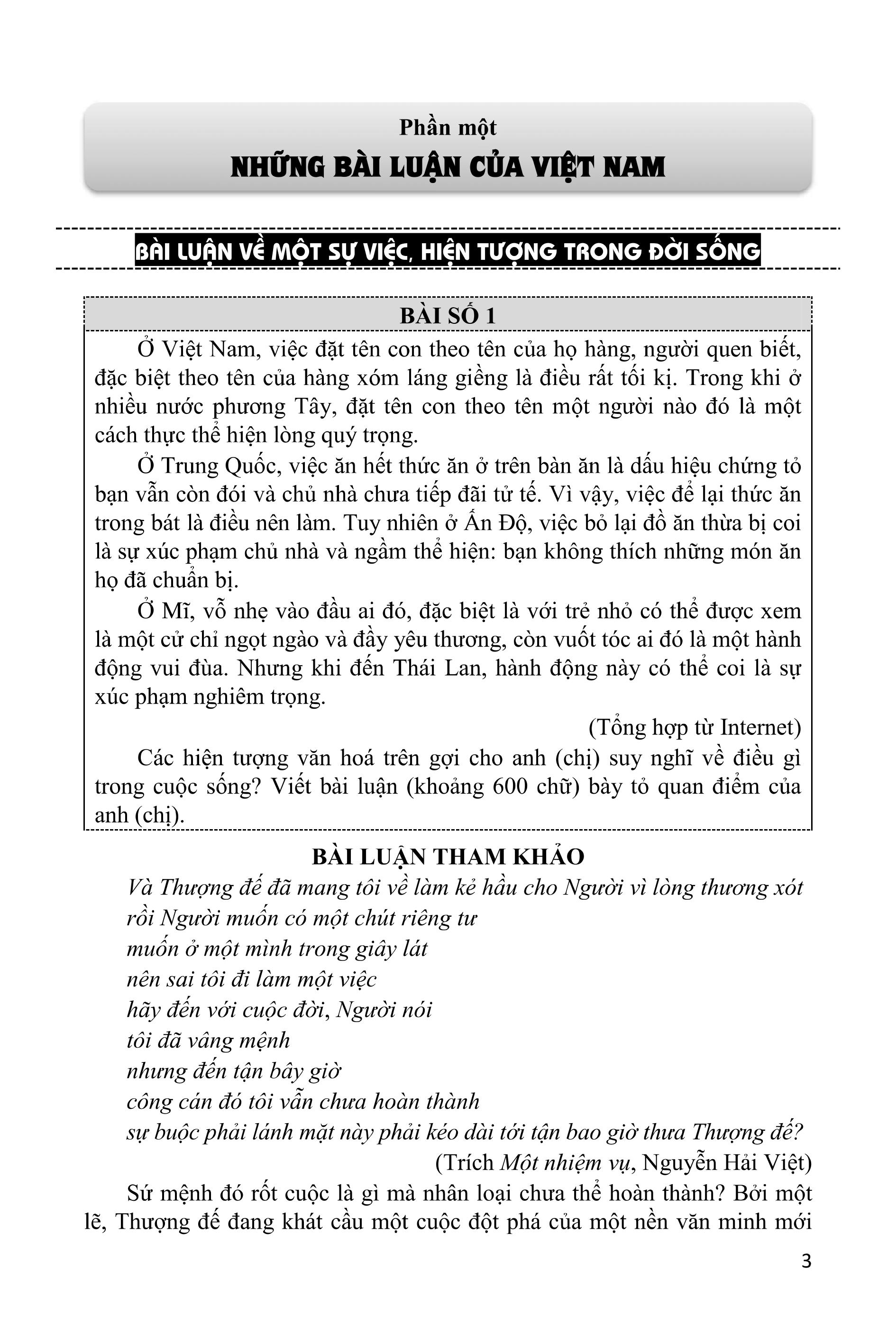 tinh tuyển những bài luận theo hướng mở - quyển 1 - Ảnh 4