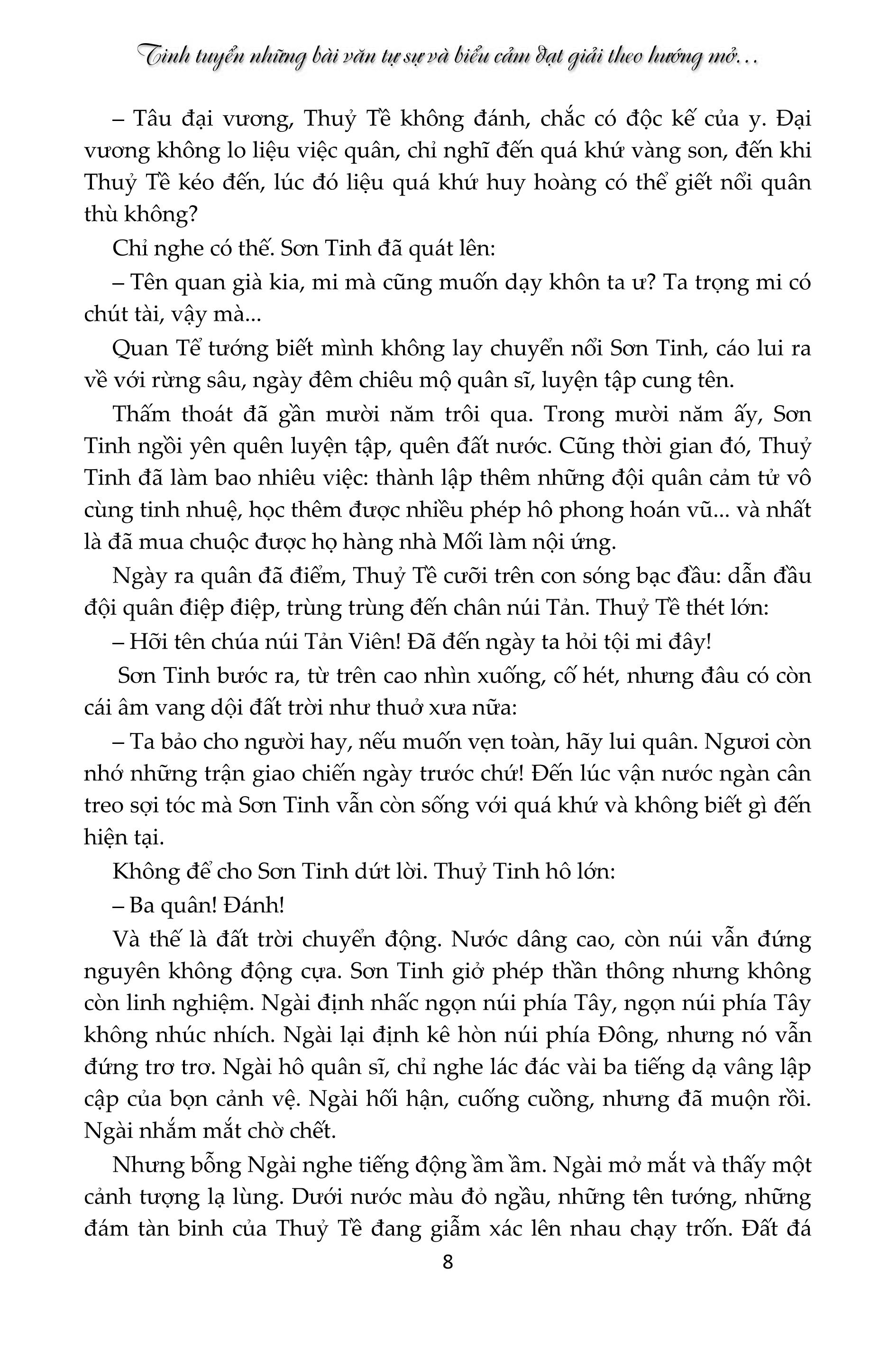 tinh tuyển những bài văn tự sự và biểu cảm đạt giải theo hướng mở bồi dưỡng học sinh giỏi lớp 6 - Ảnh 9