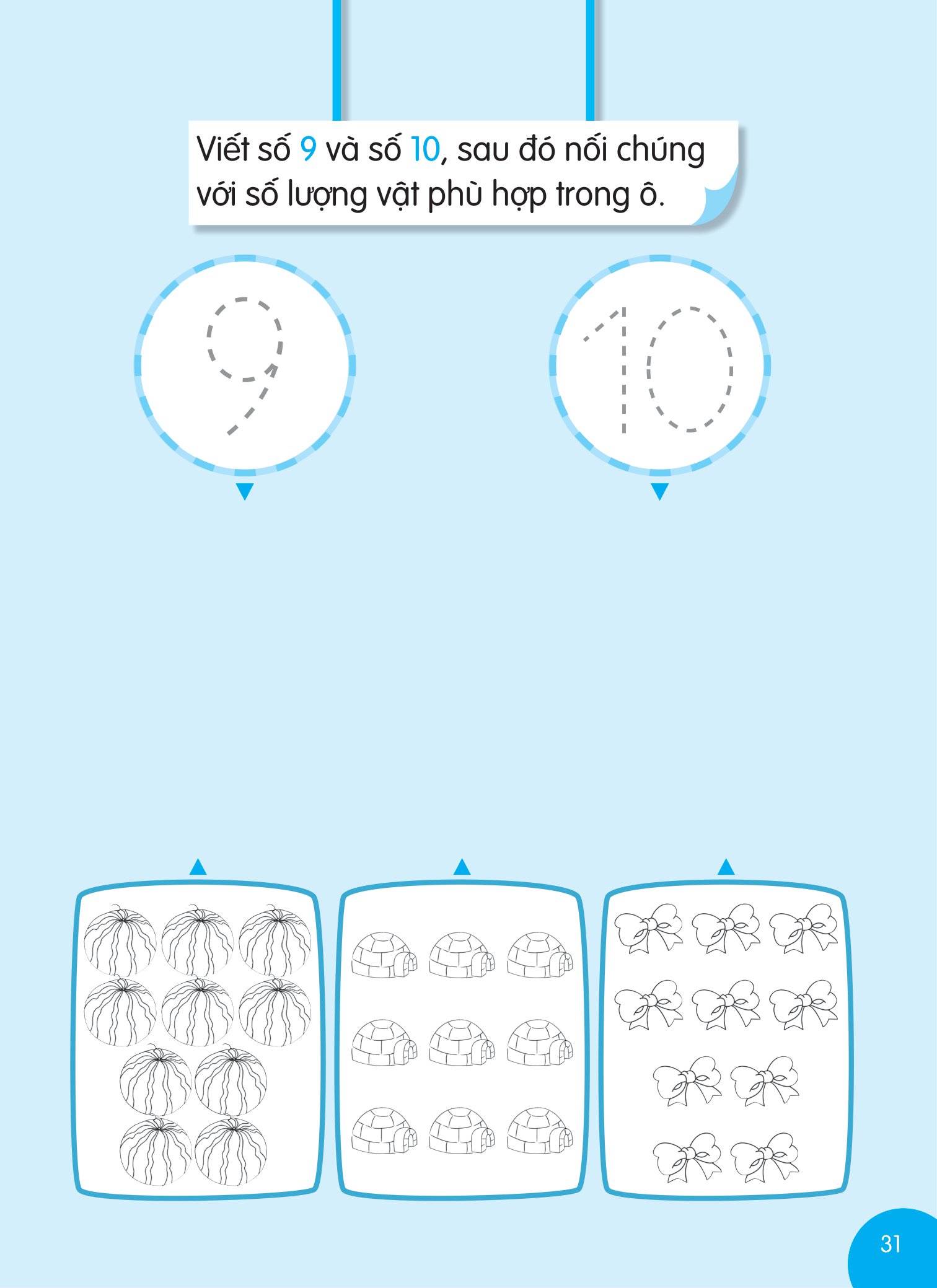 tiny paws - cùng gấu con học số 123 - từ 6 đến 10 - Ảnh 5