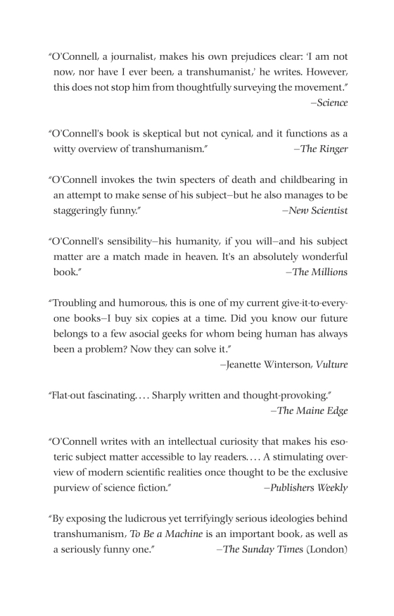 to be a machine - adventures among cyborgs, utopians, hackers, and the futurists solving the modest problem of death - Ảnh 4