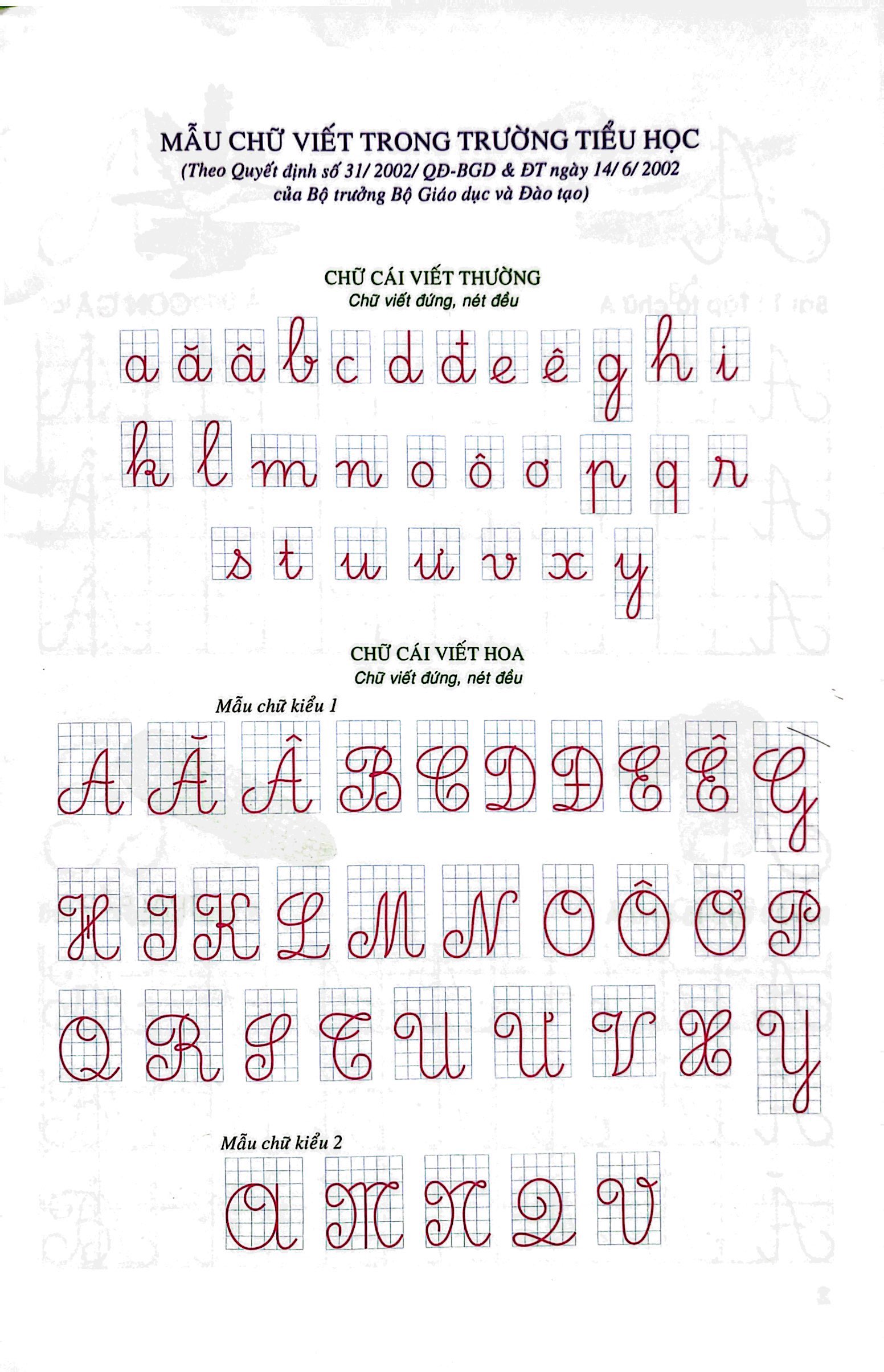 tô chữ hoa lớp 1 - Ảnh 3